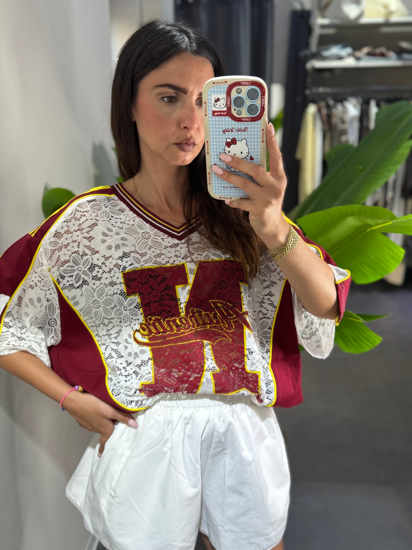 Maglia basket bordeaux