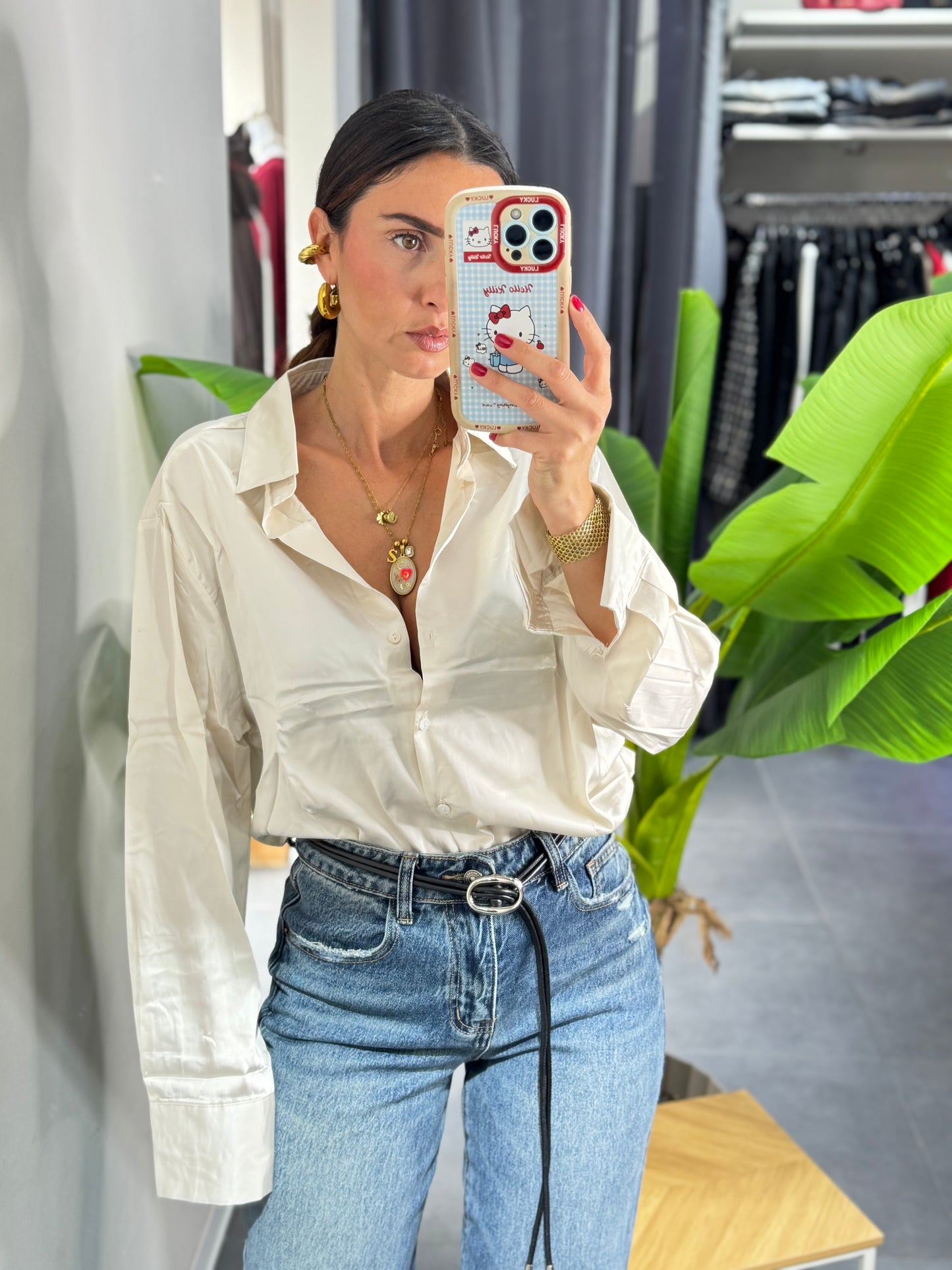 Camicia saten