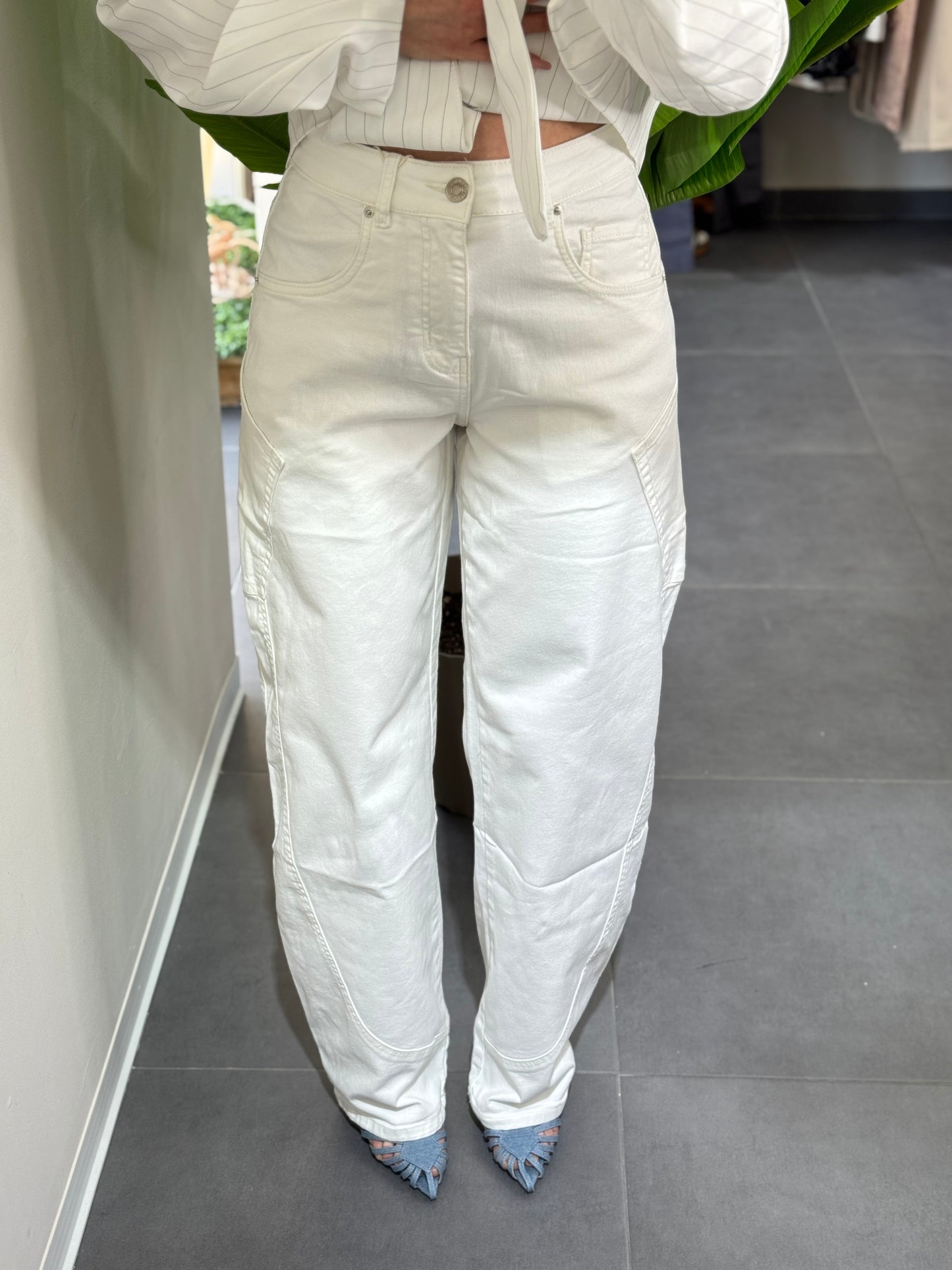 Jeans Ballon white