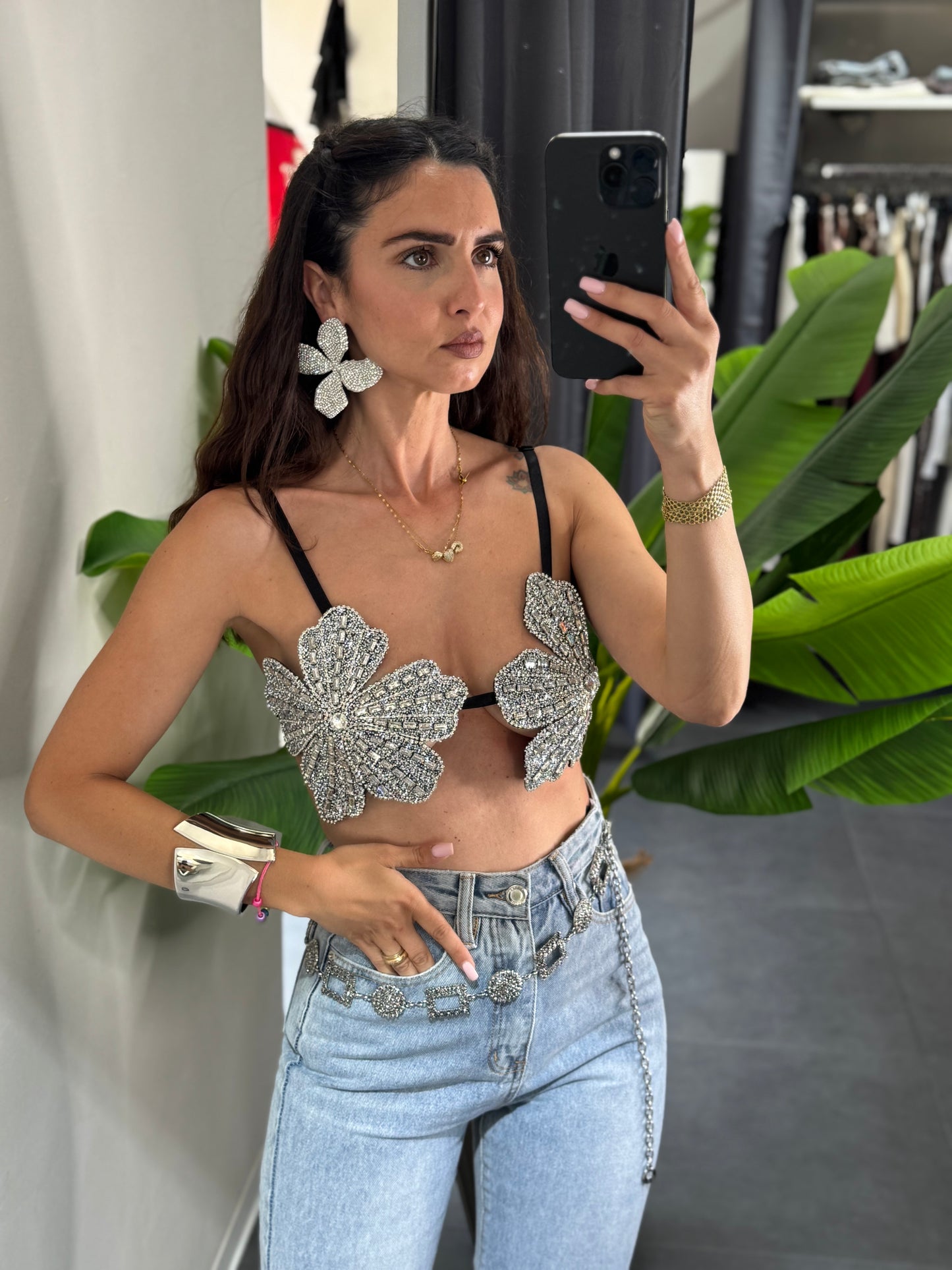 Bralette fiore big