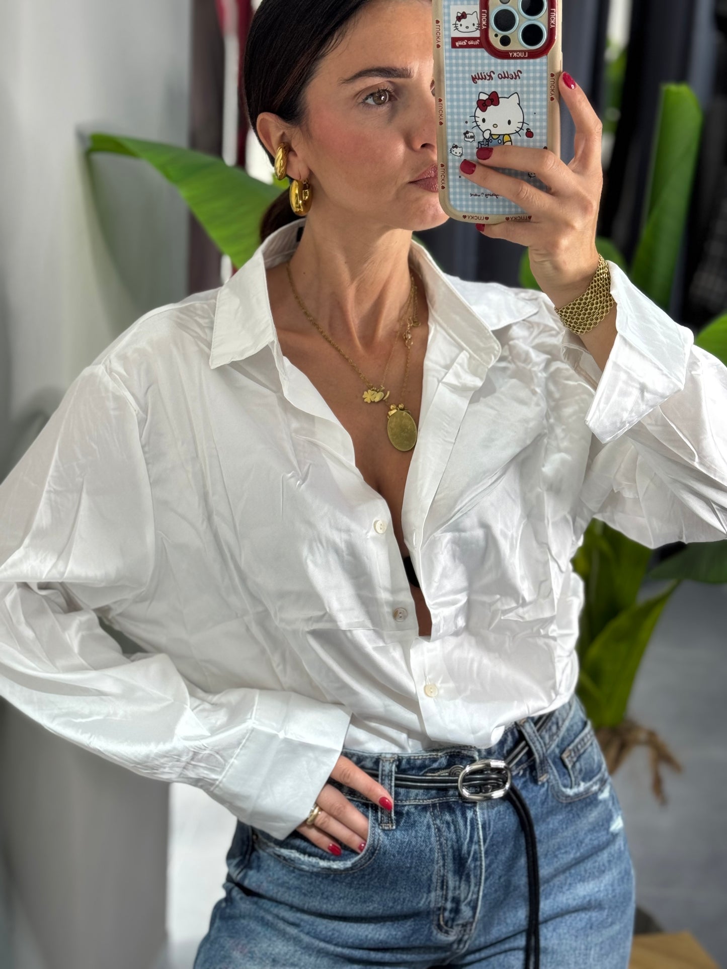 Camicia saten