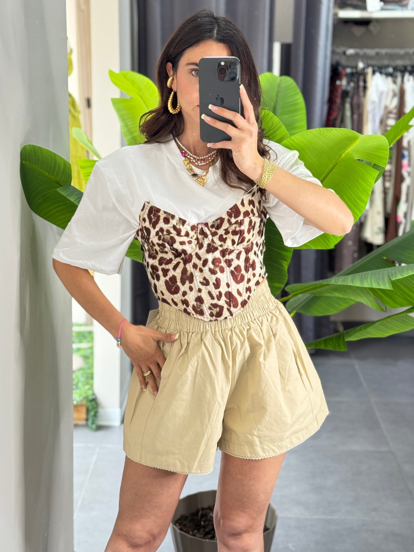 Bustier maculato