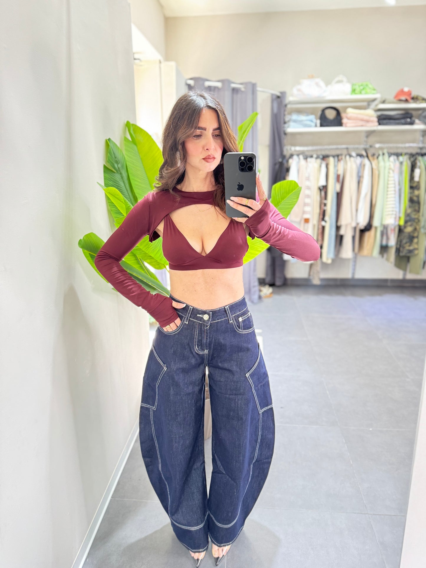Jeans Baggy lavaggio zero