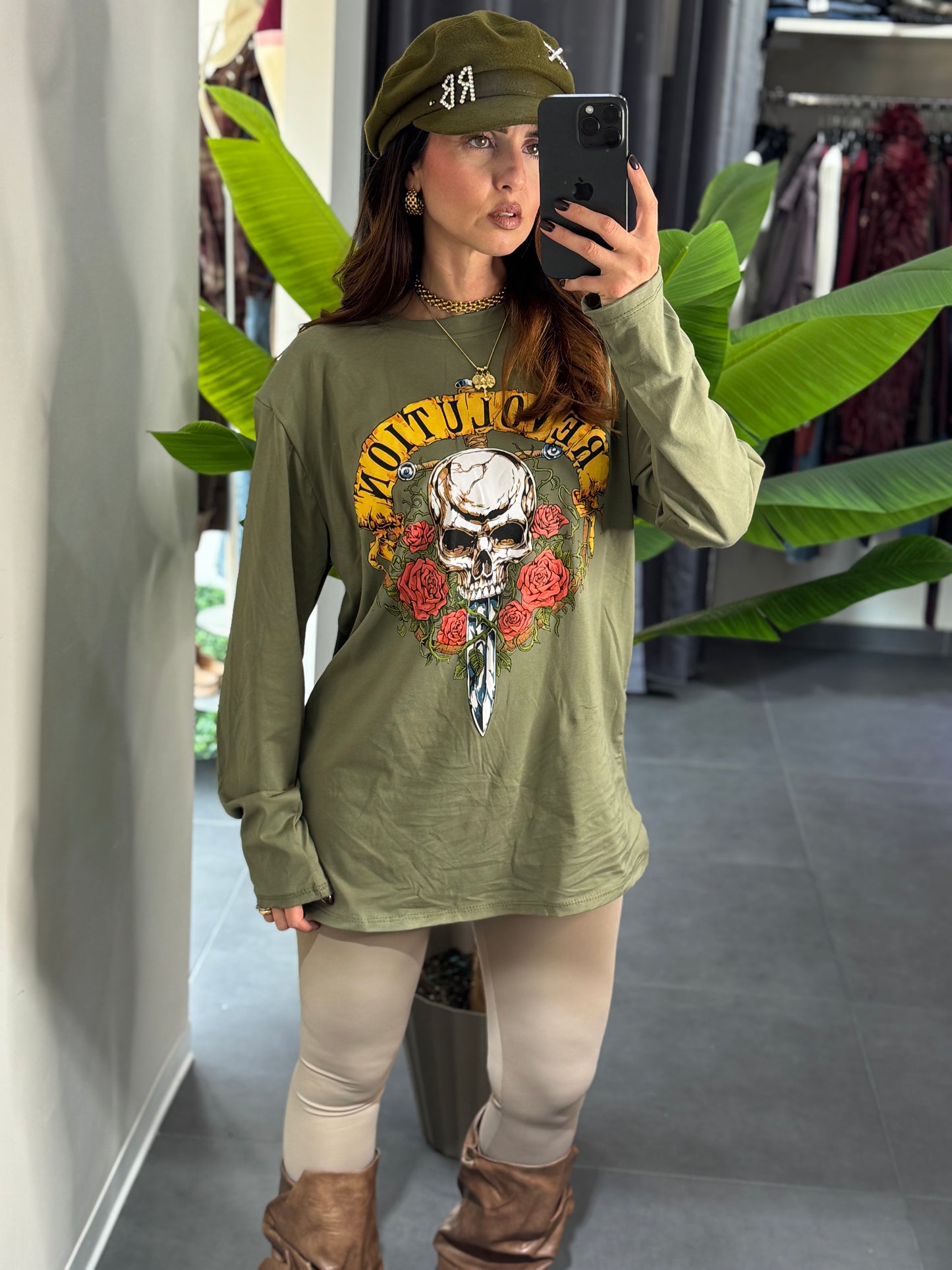 T-shirt teschio