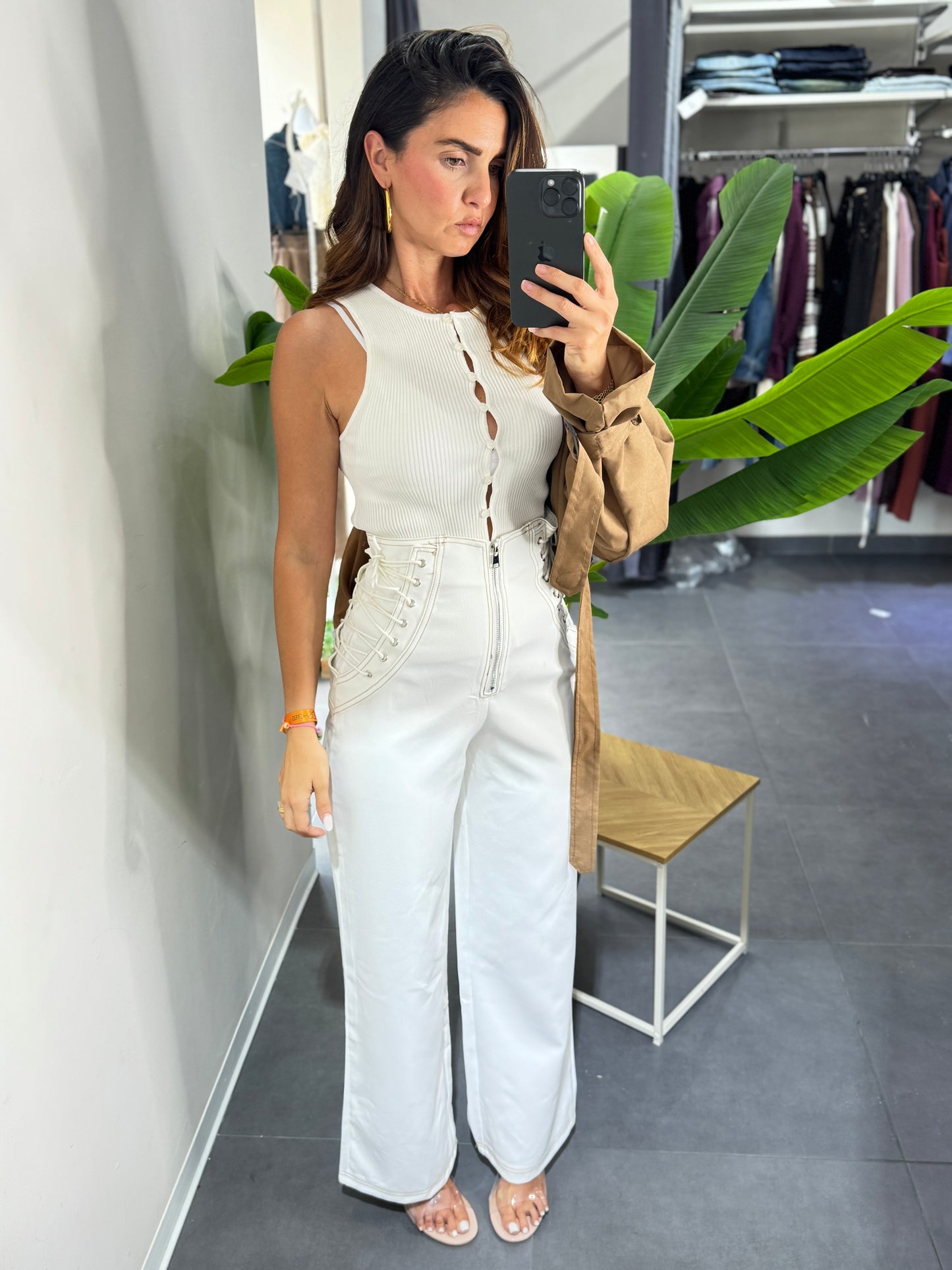Pantalone stringhe