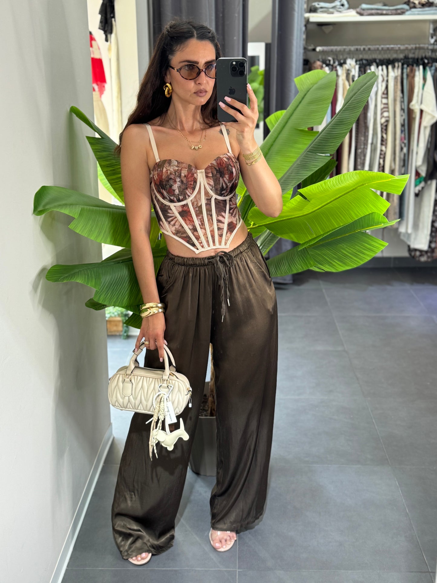 Pantaloni Saten