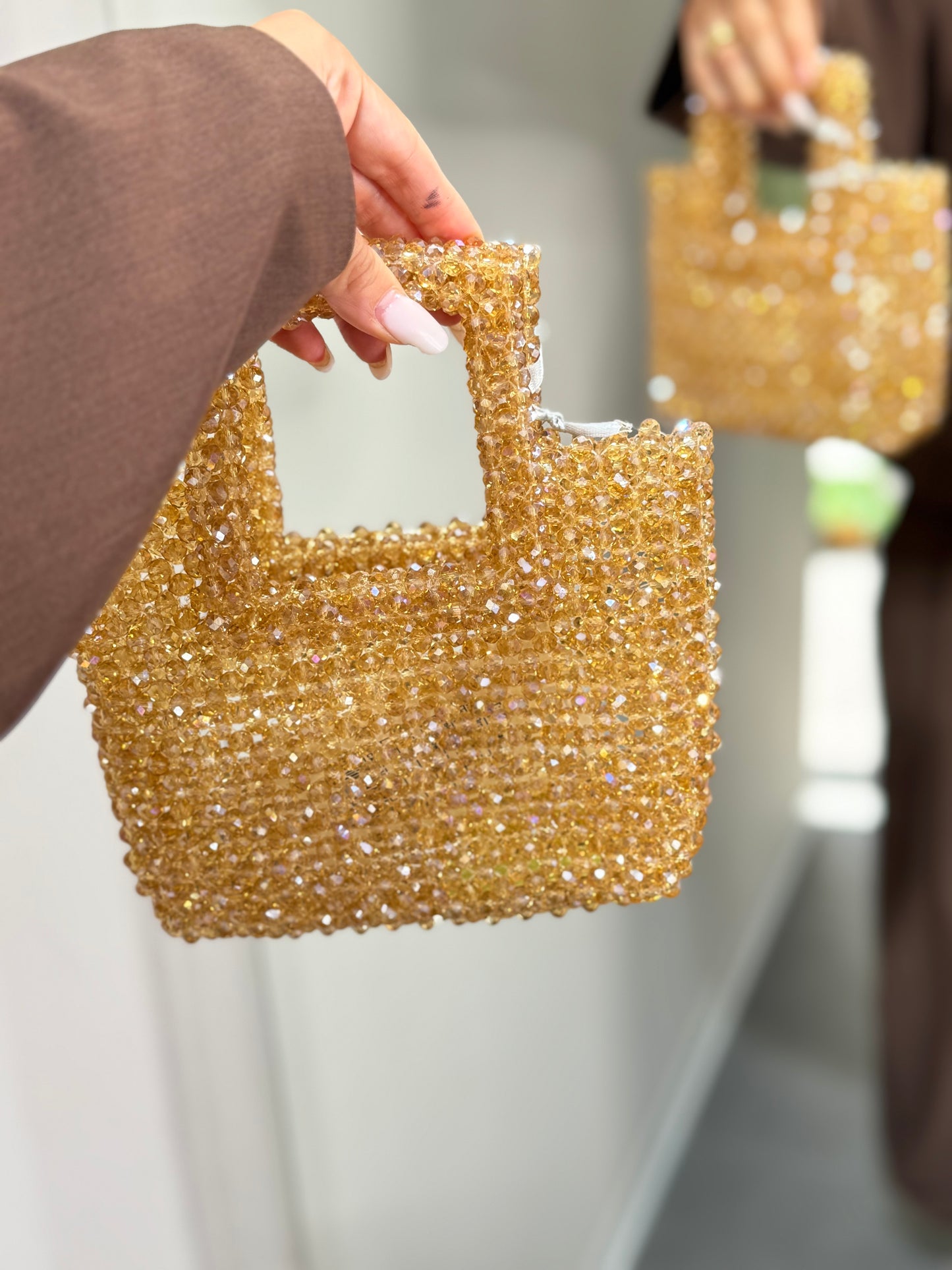 Borsa cristalli