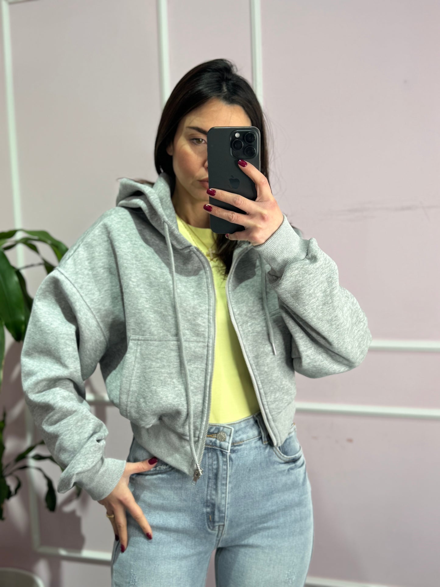 Felpa Crop