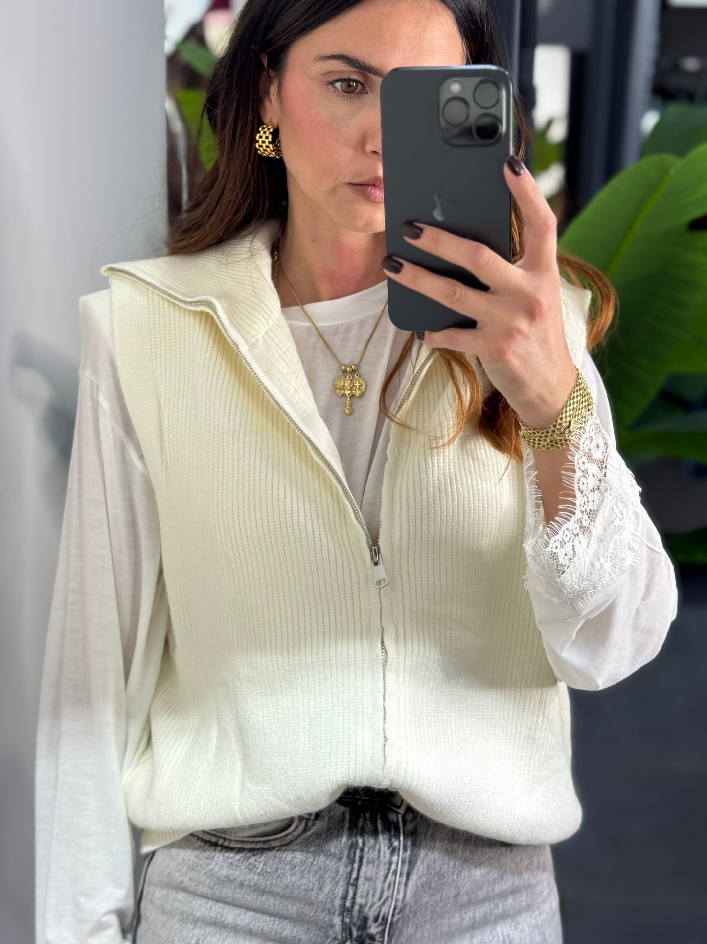 Gilet doppia zip