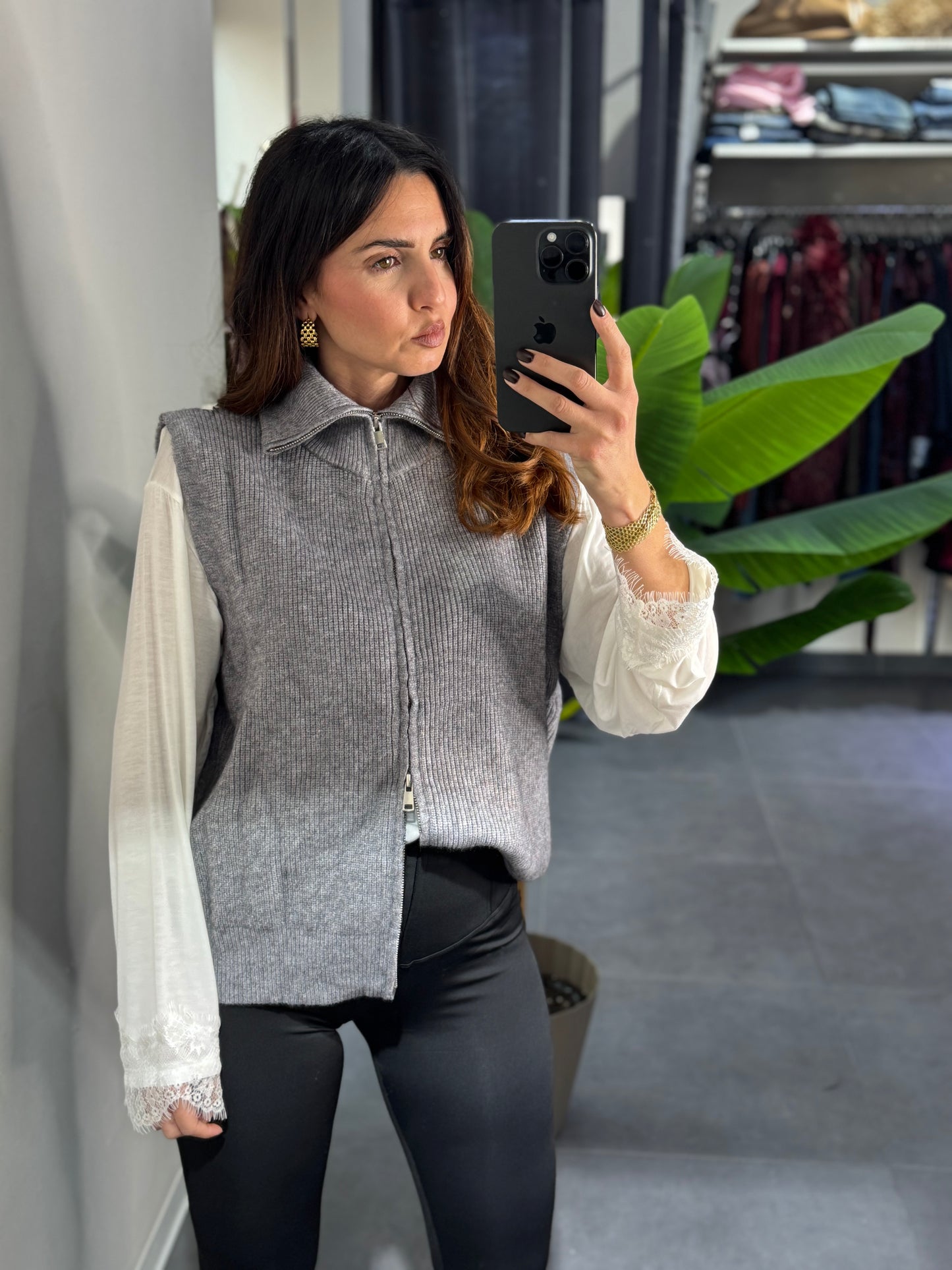 Gilet doppia zip