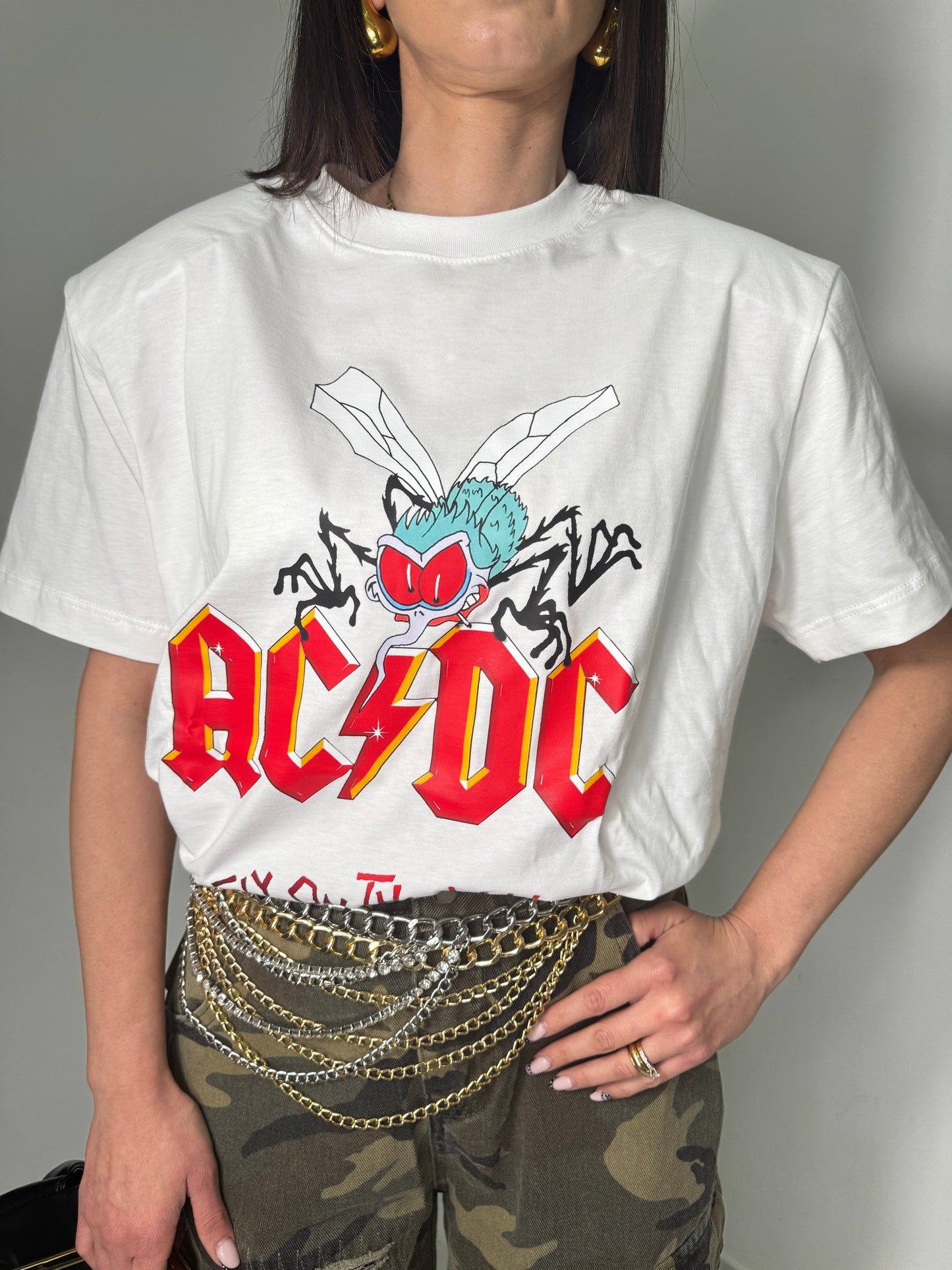 T shirt ACDC barock