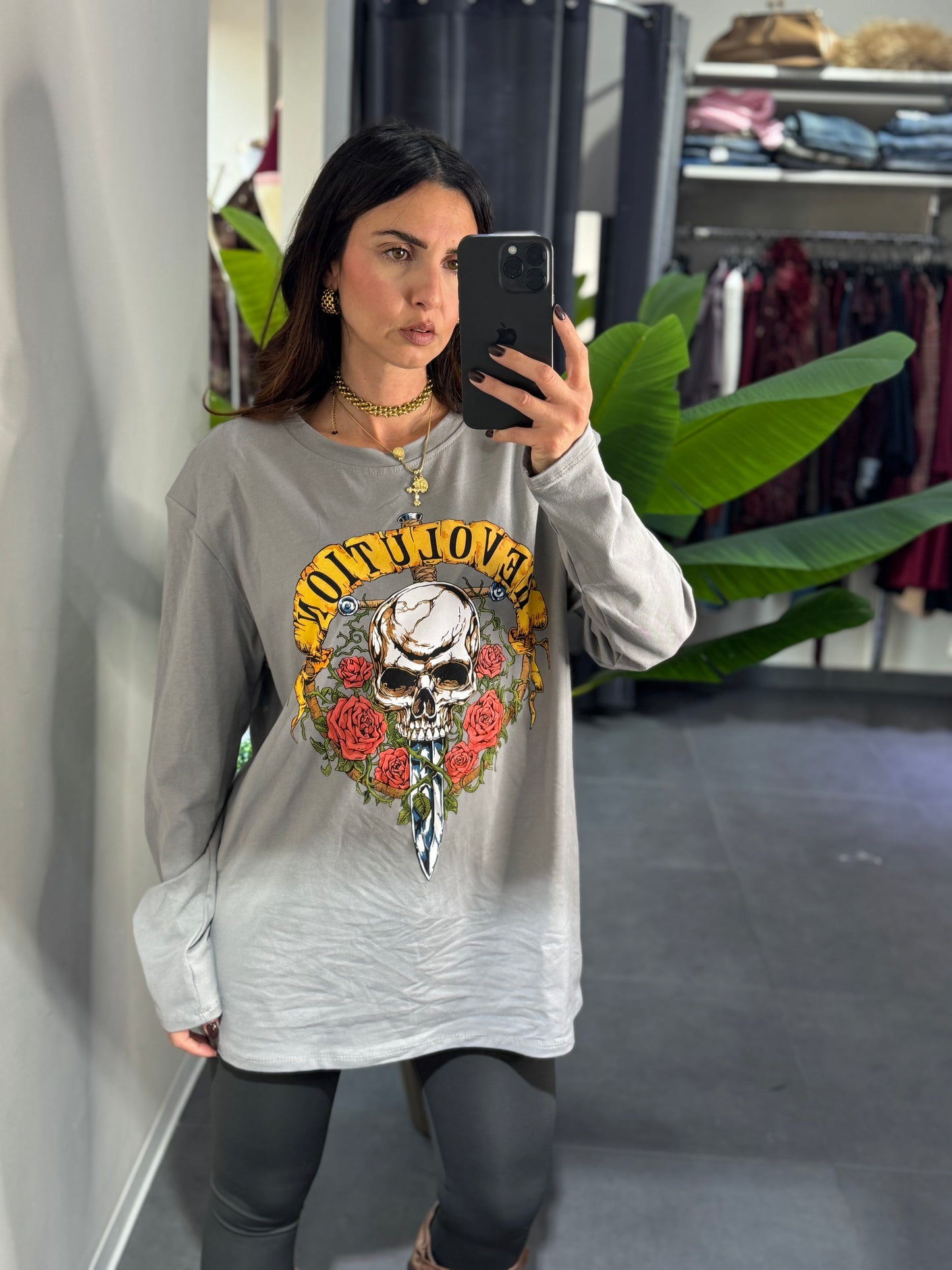 T-shirt teschio