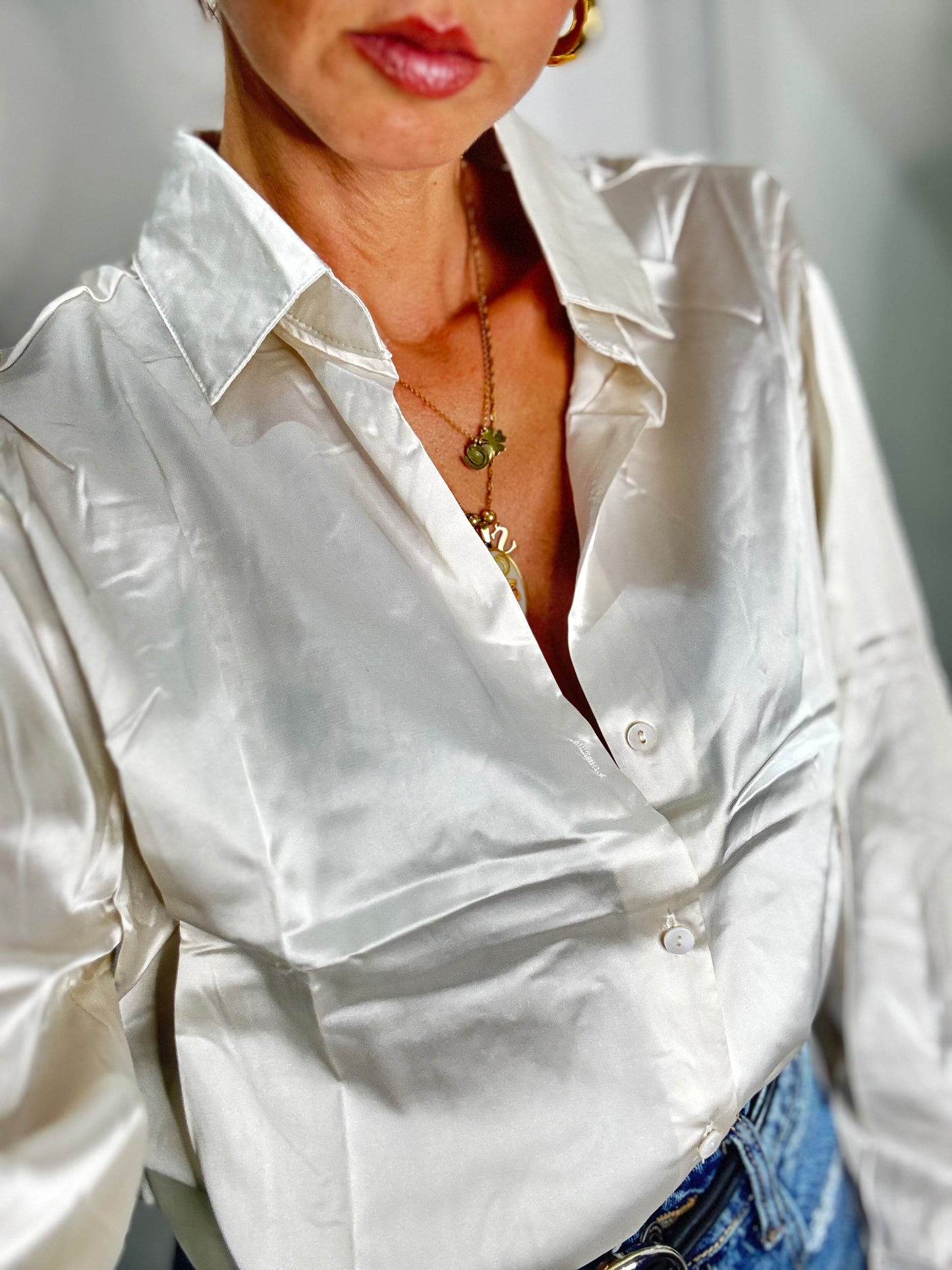 Camicia saten