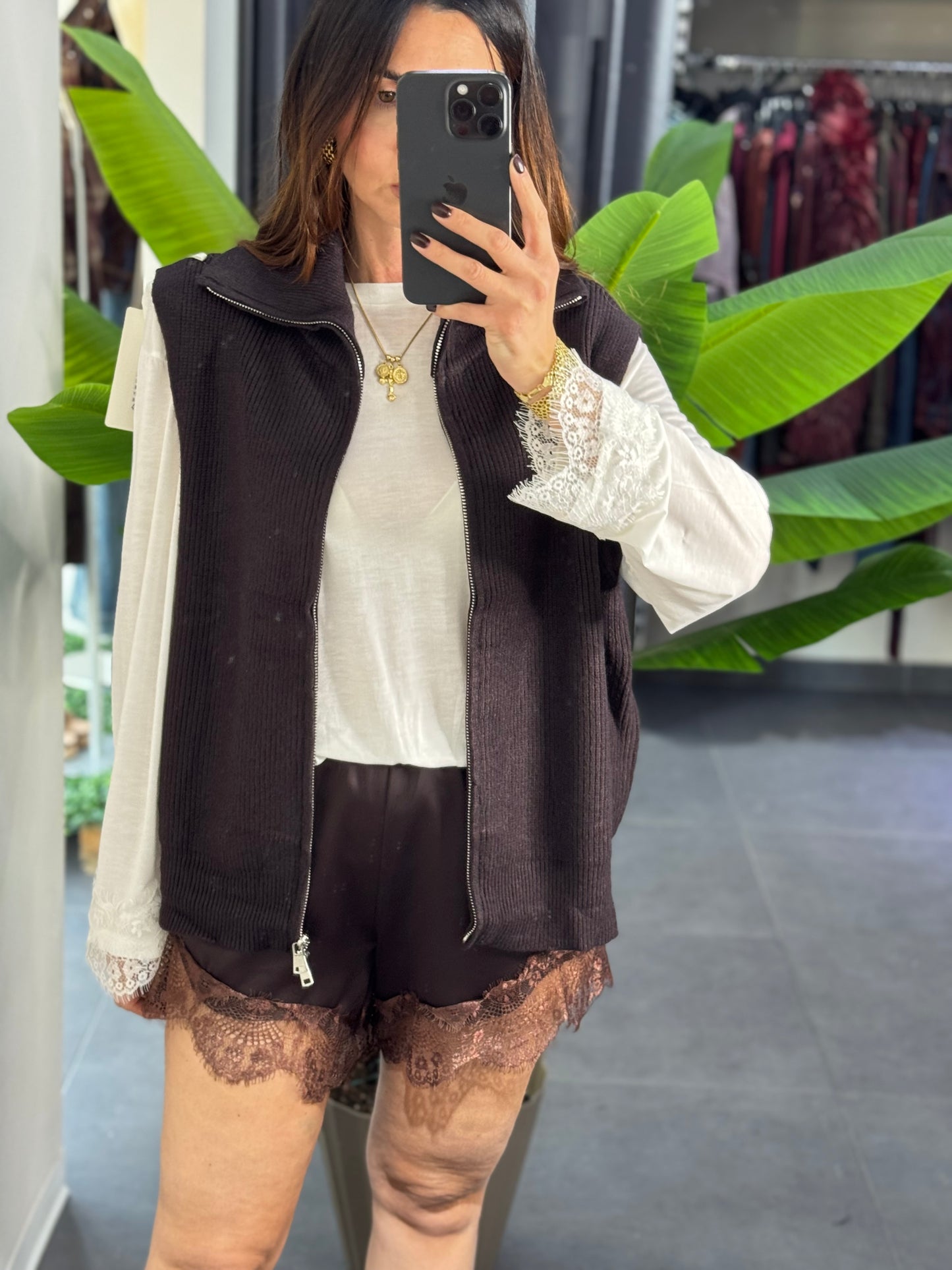 Gilet doppia zip