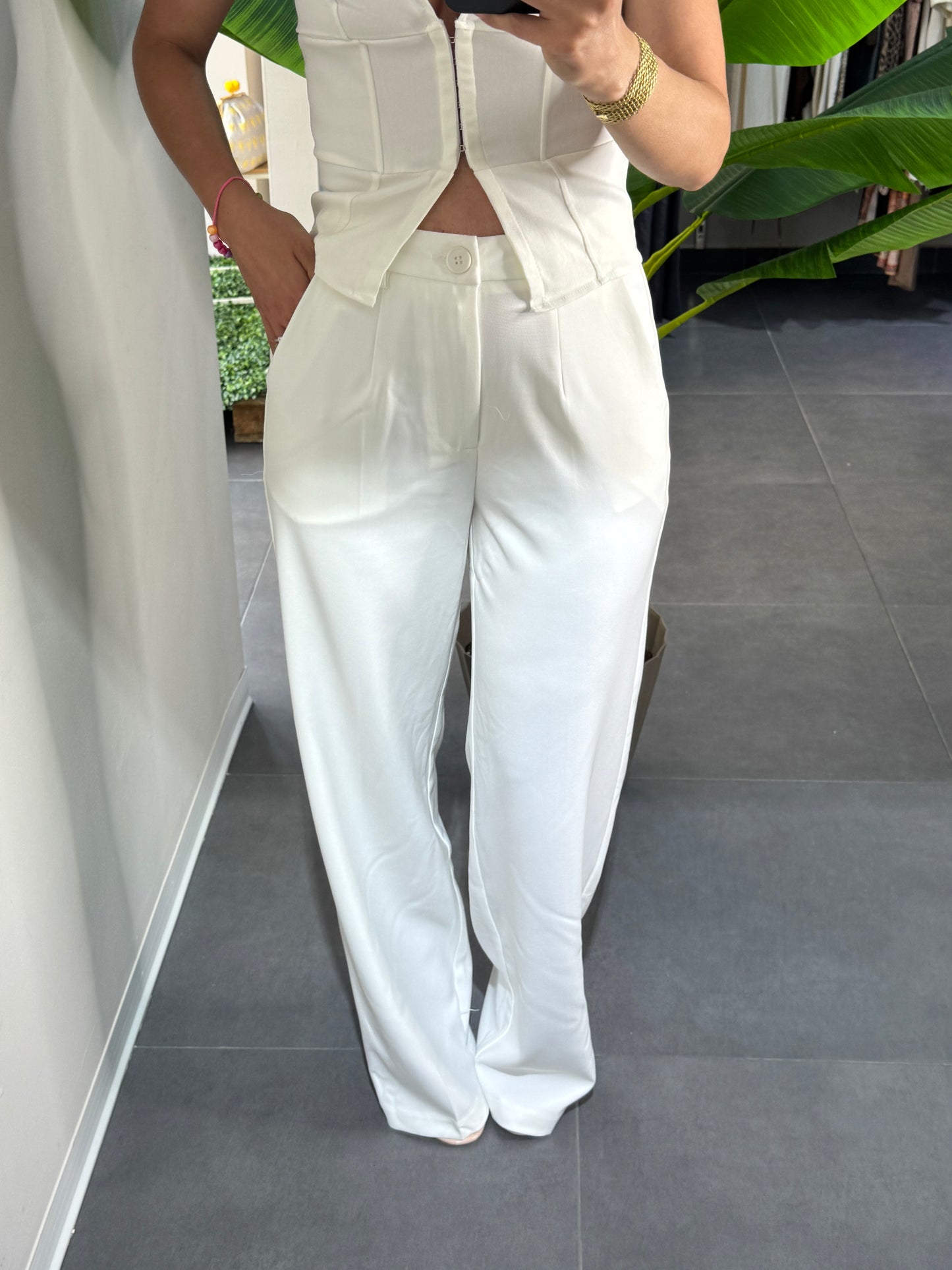 Pantalone Emily white