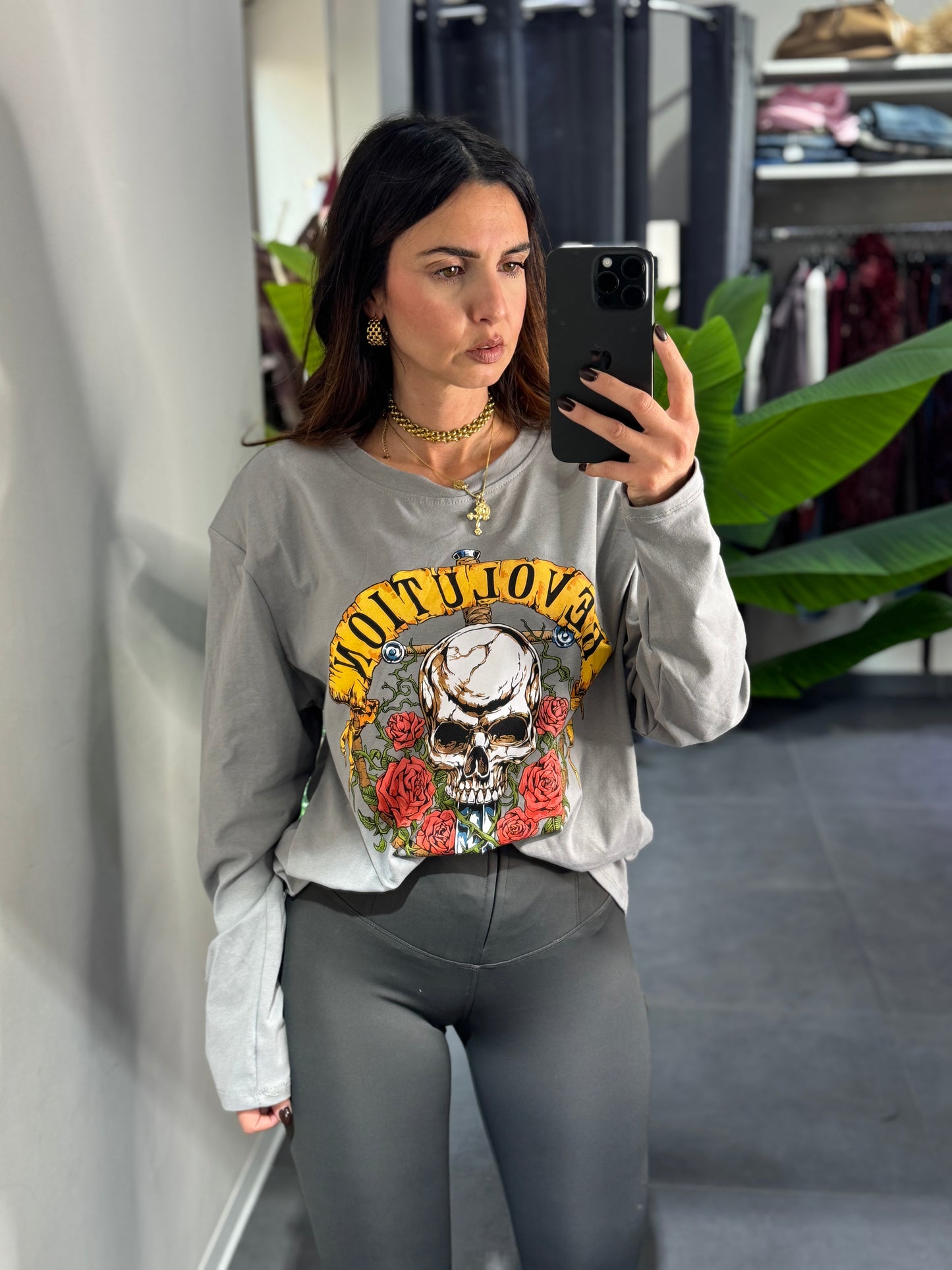 T-shirt teschio