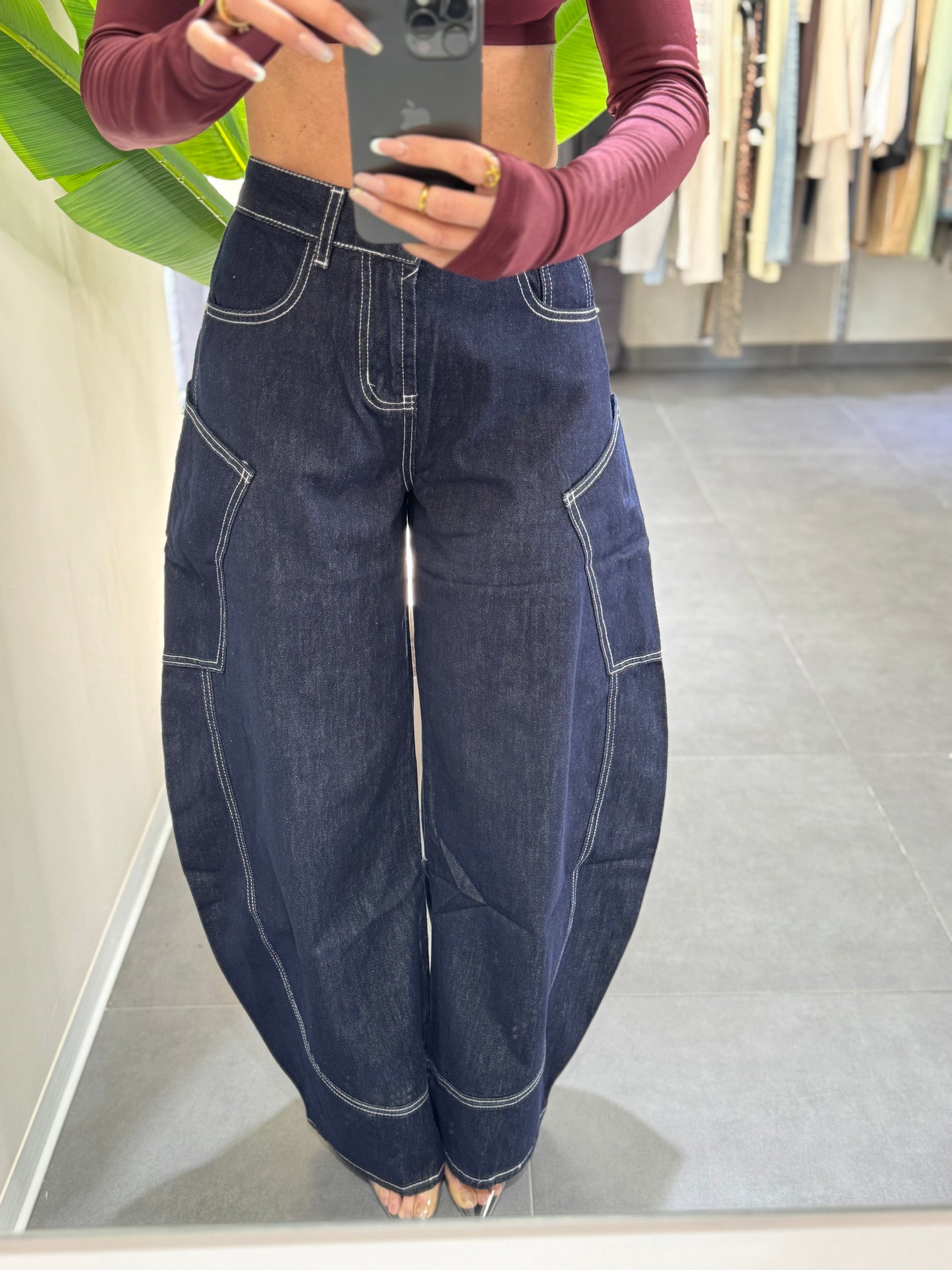 Jeans Baggy lavaggio zero