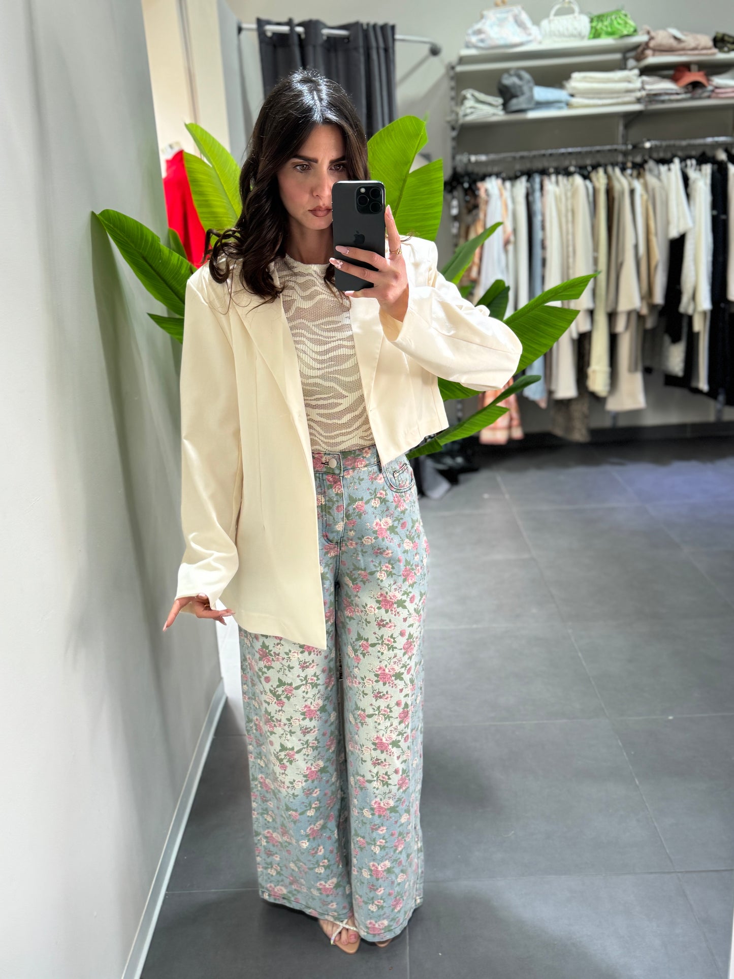 Jeans fiori