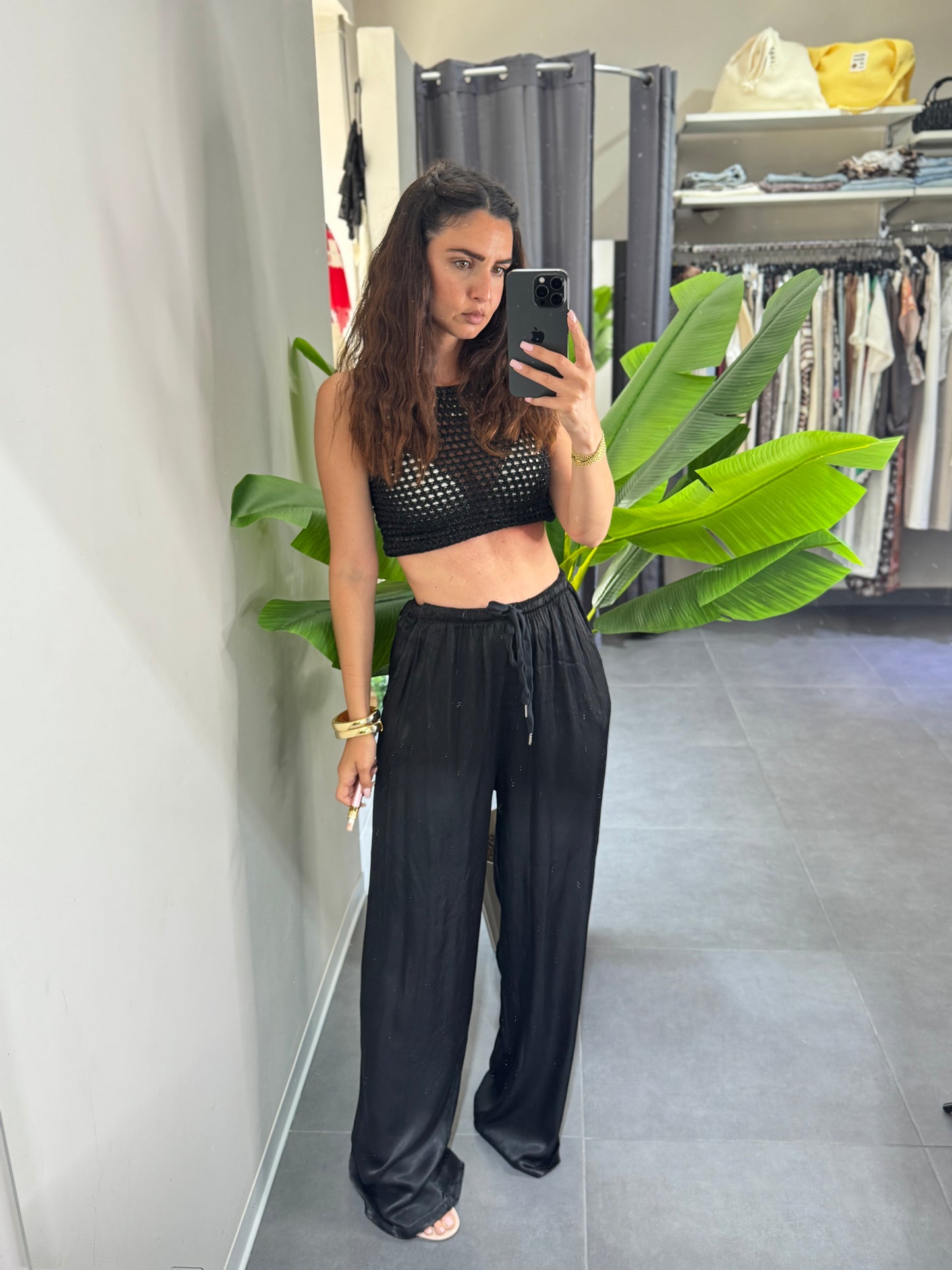 Pantaloni Saten