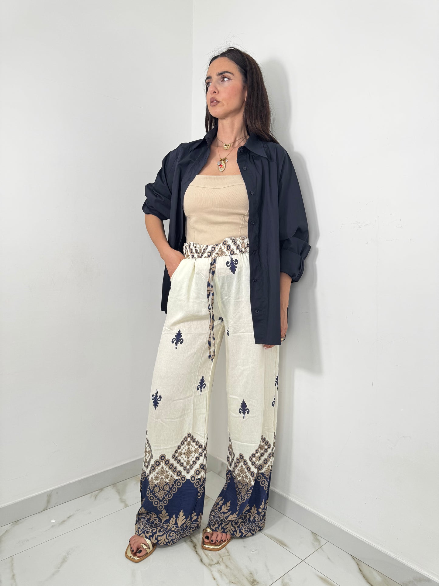 Camicia Poppi blue