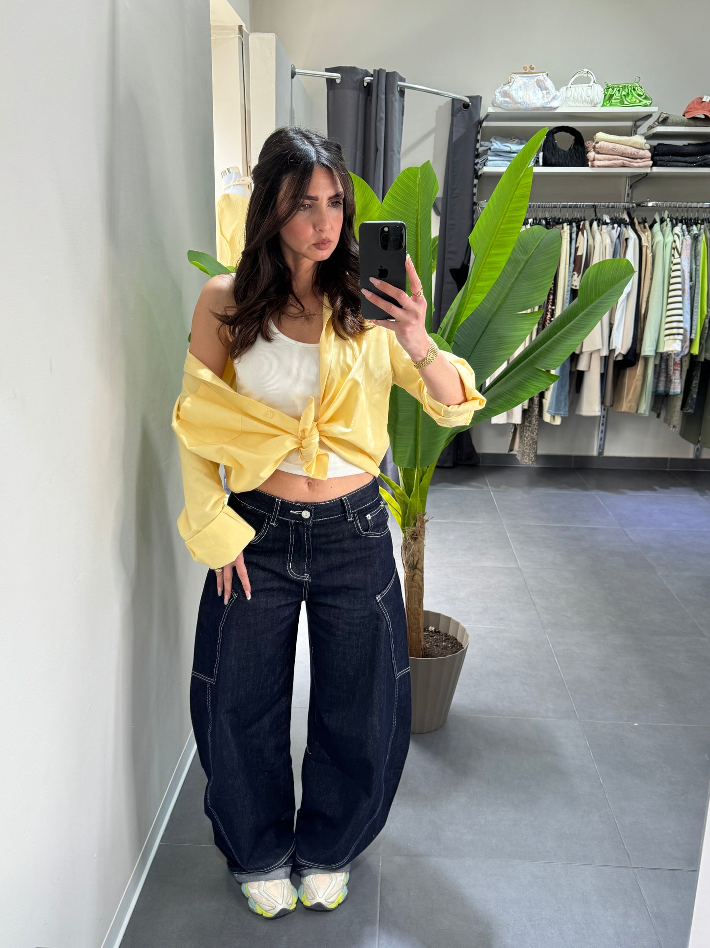 Jeans Baggy lavaggio zero