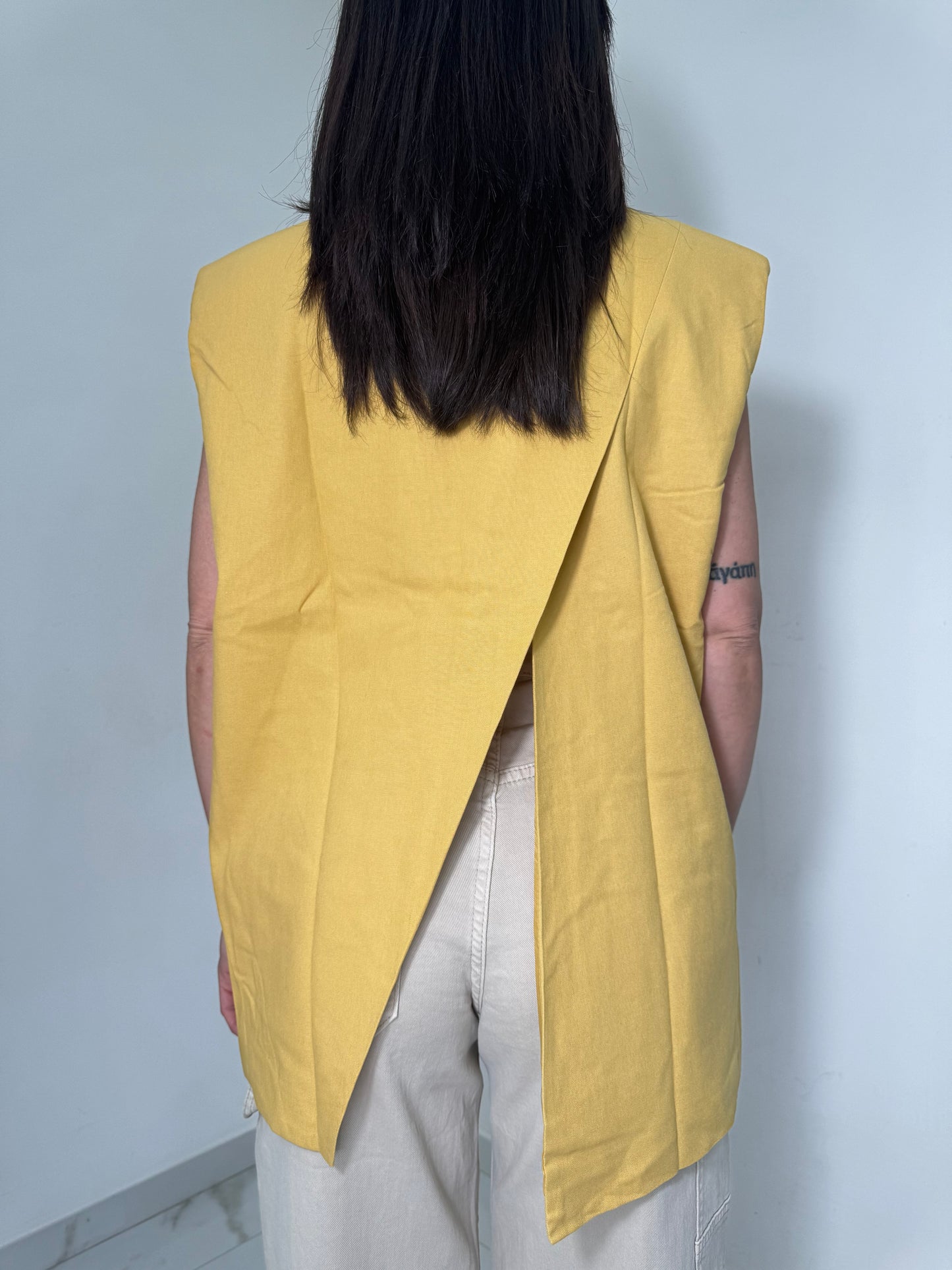 Gilet Zaira senape