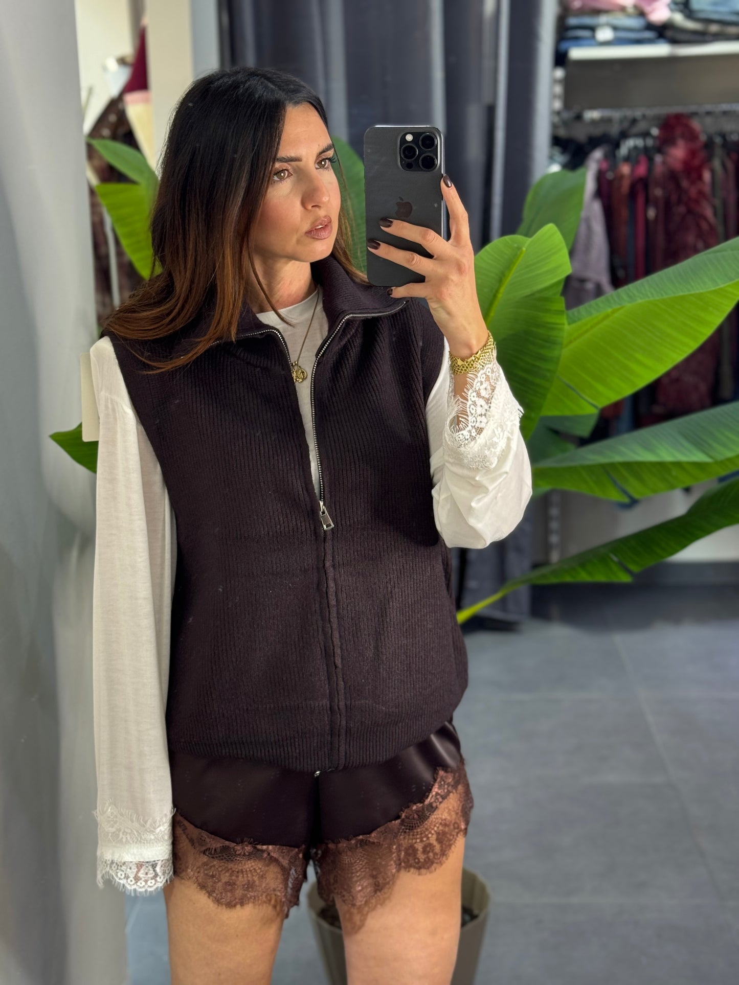Gilet doppia zip