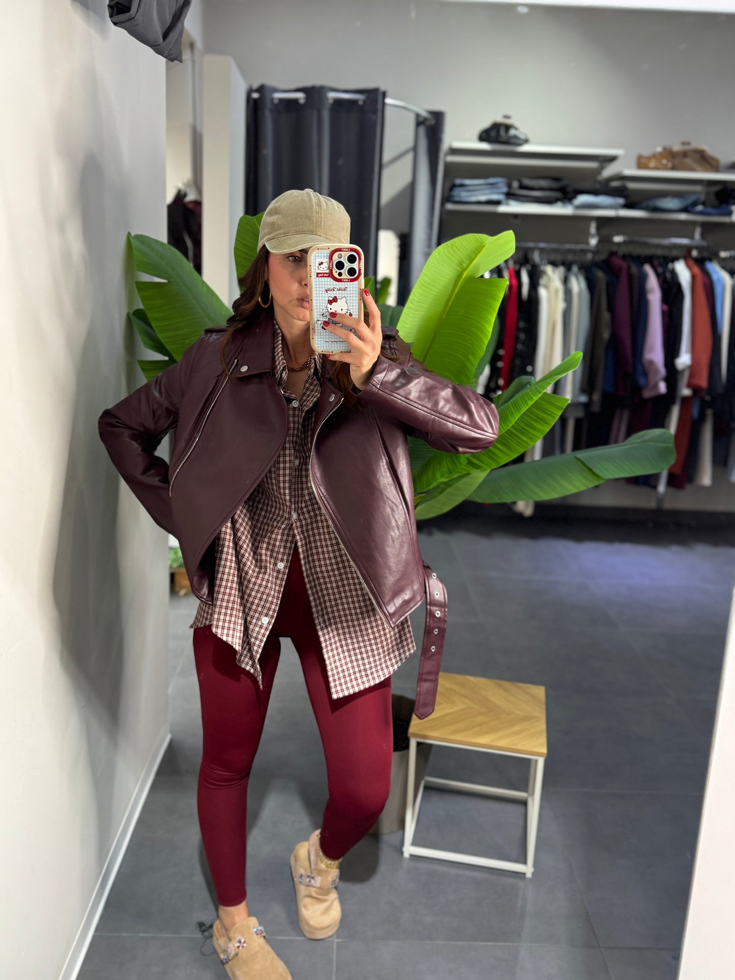 Chiodo Genni bordeaux