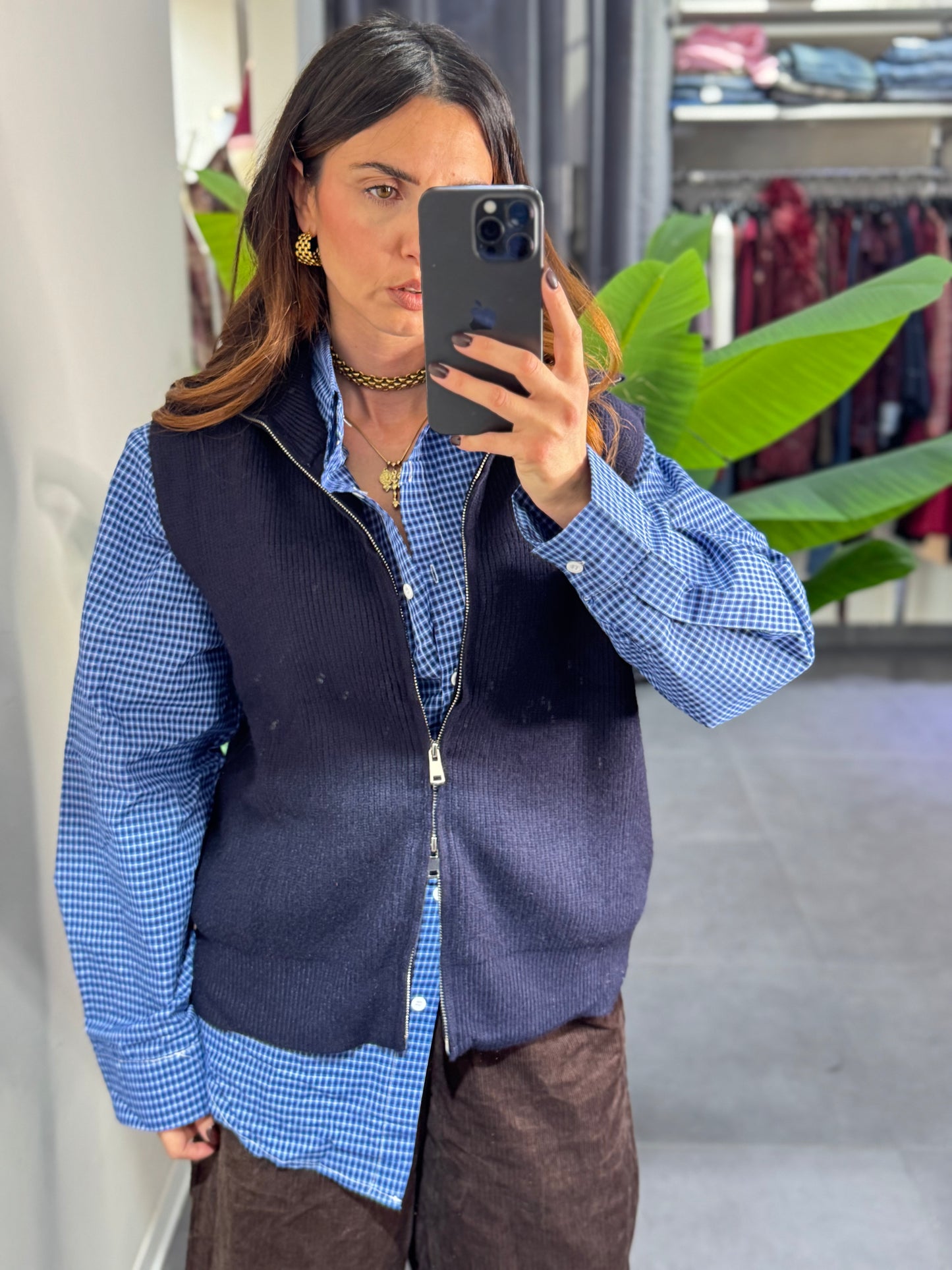 Gilet doppia zip