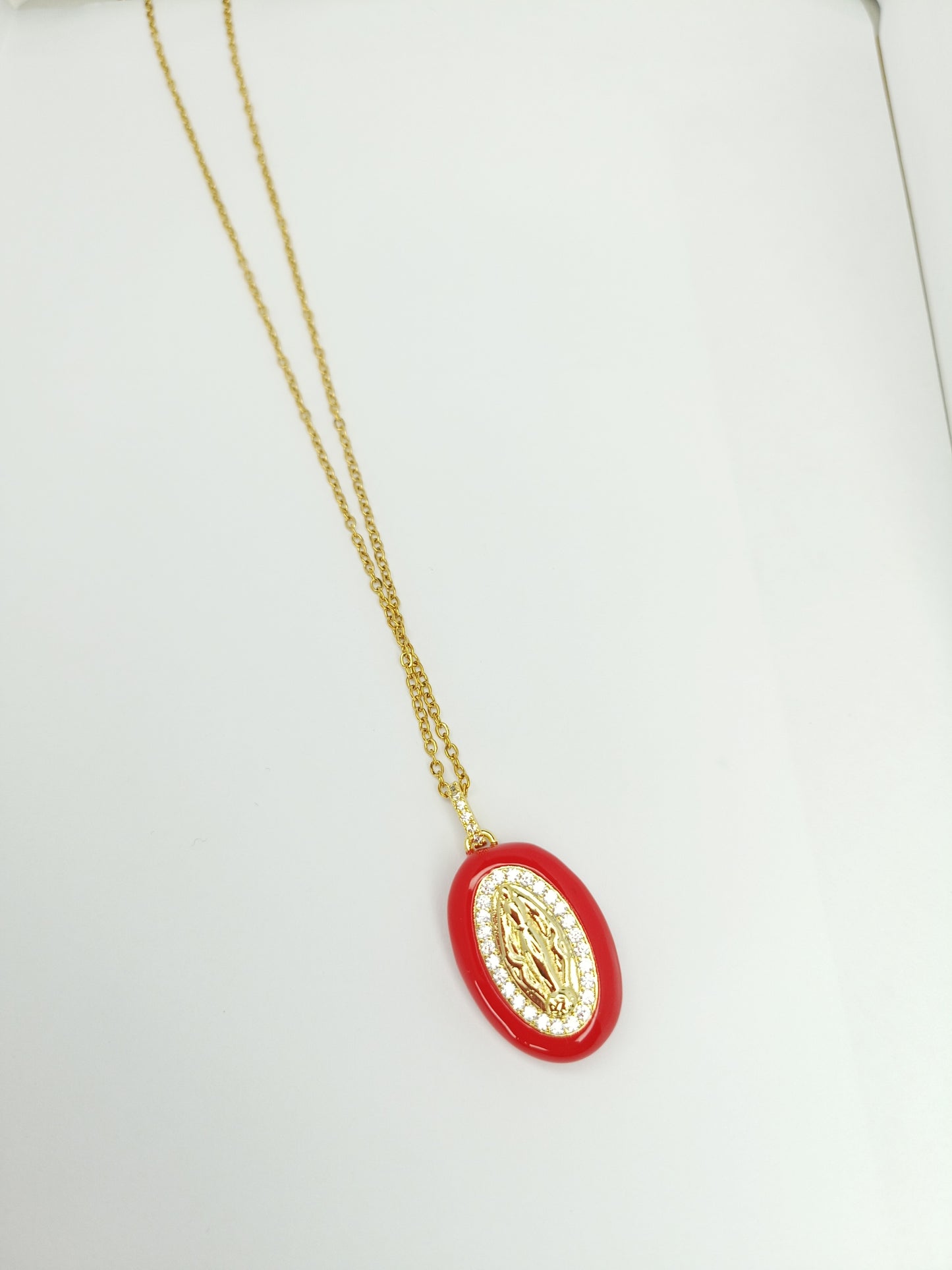 Collana Madonnina Smaltata