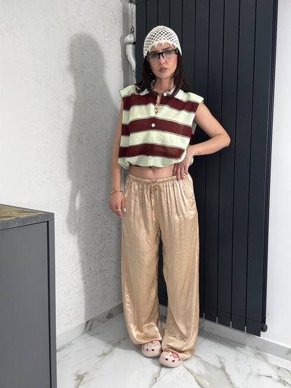 Pantaloni saten