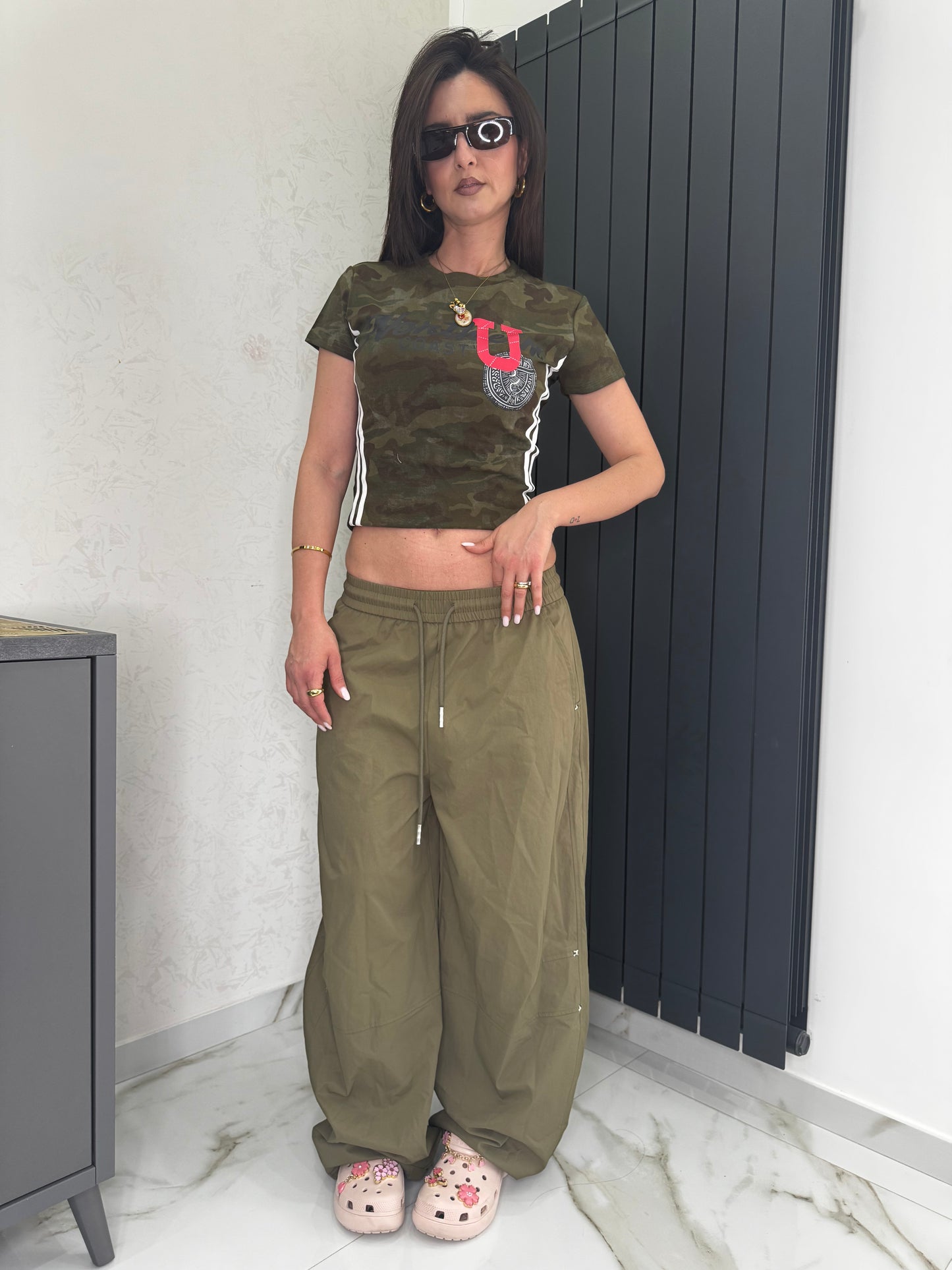 Pantalone Parachute Flora
