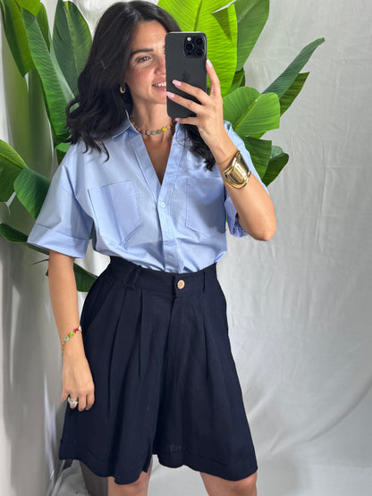 Camicia cotone basic