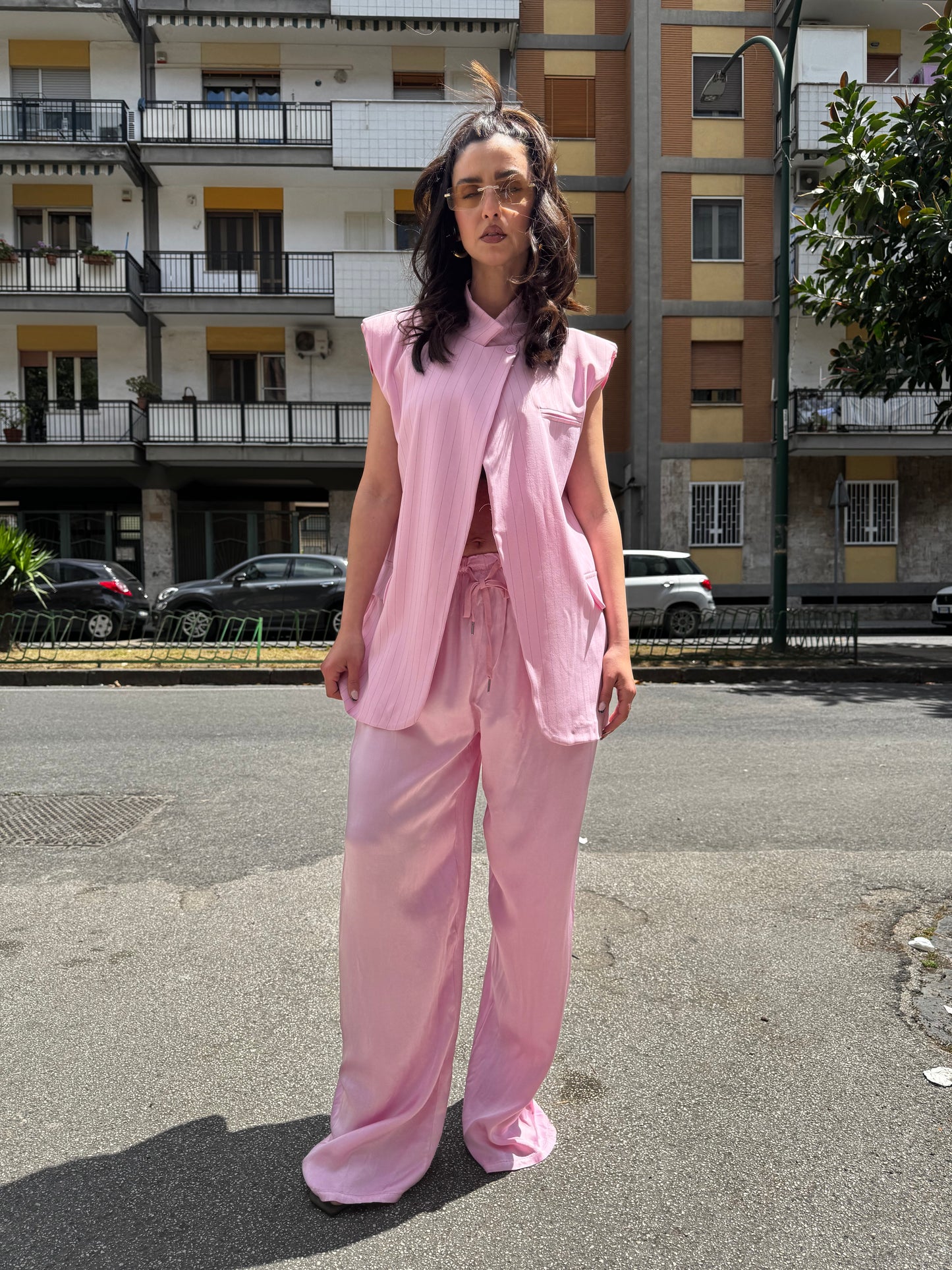 Pantaloni saten