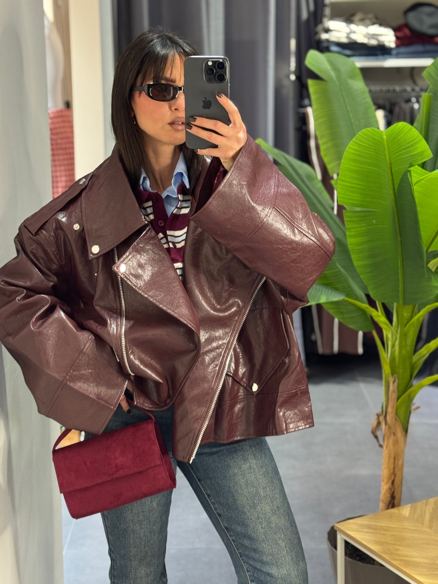 Chiodo spaziale bordeaux