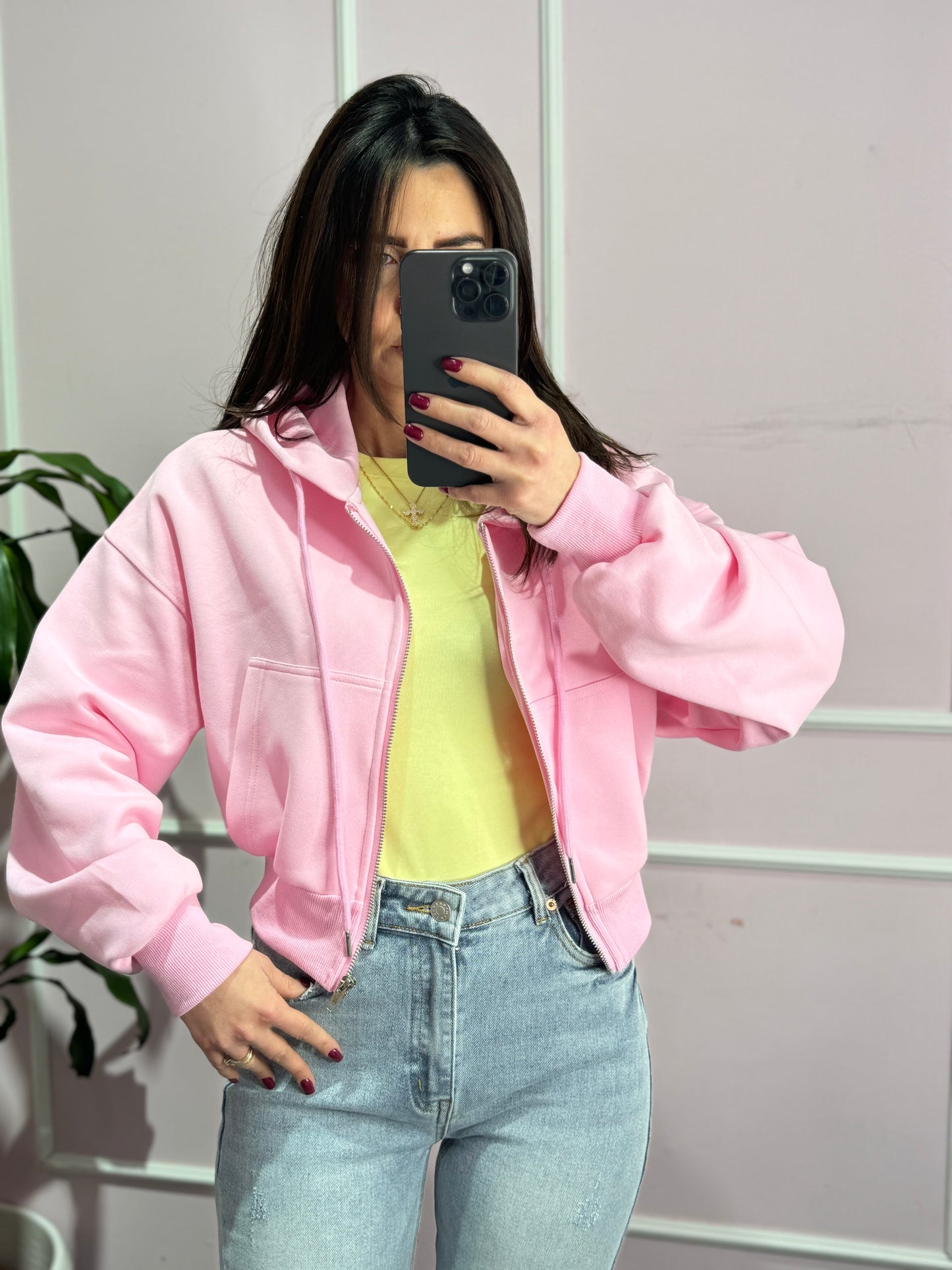 Felpa Crop
