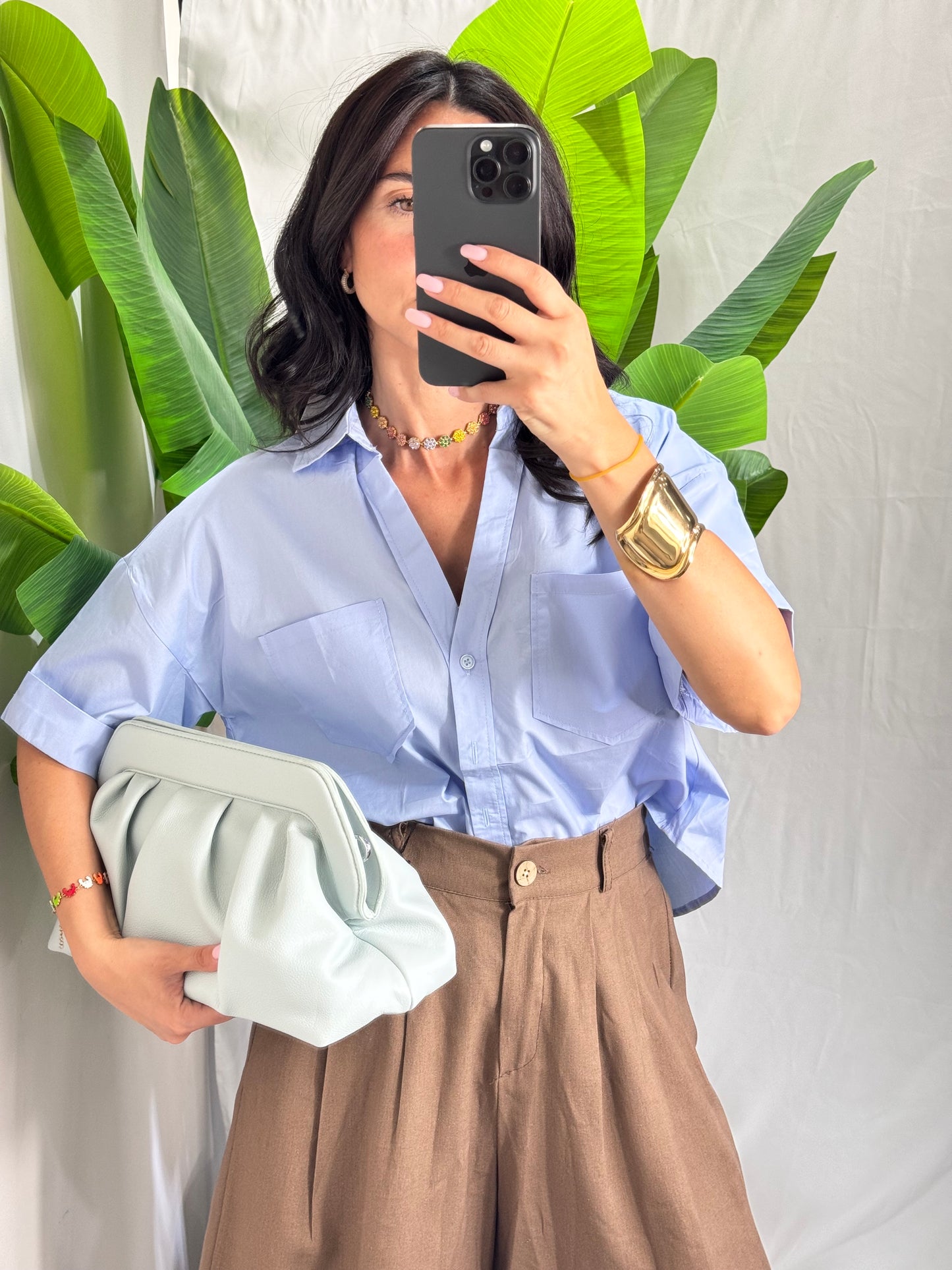 Camicia cotone basic