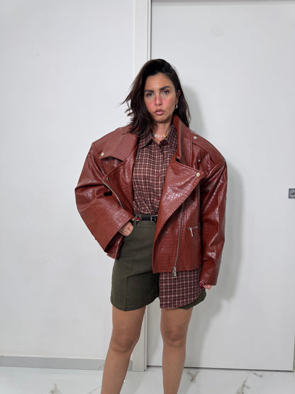 Camicia flanella quadri Red
