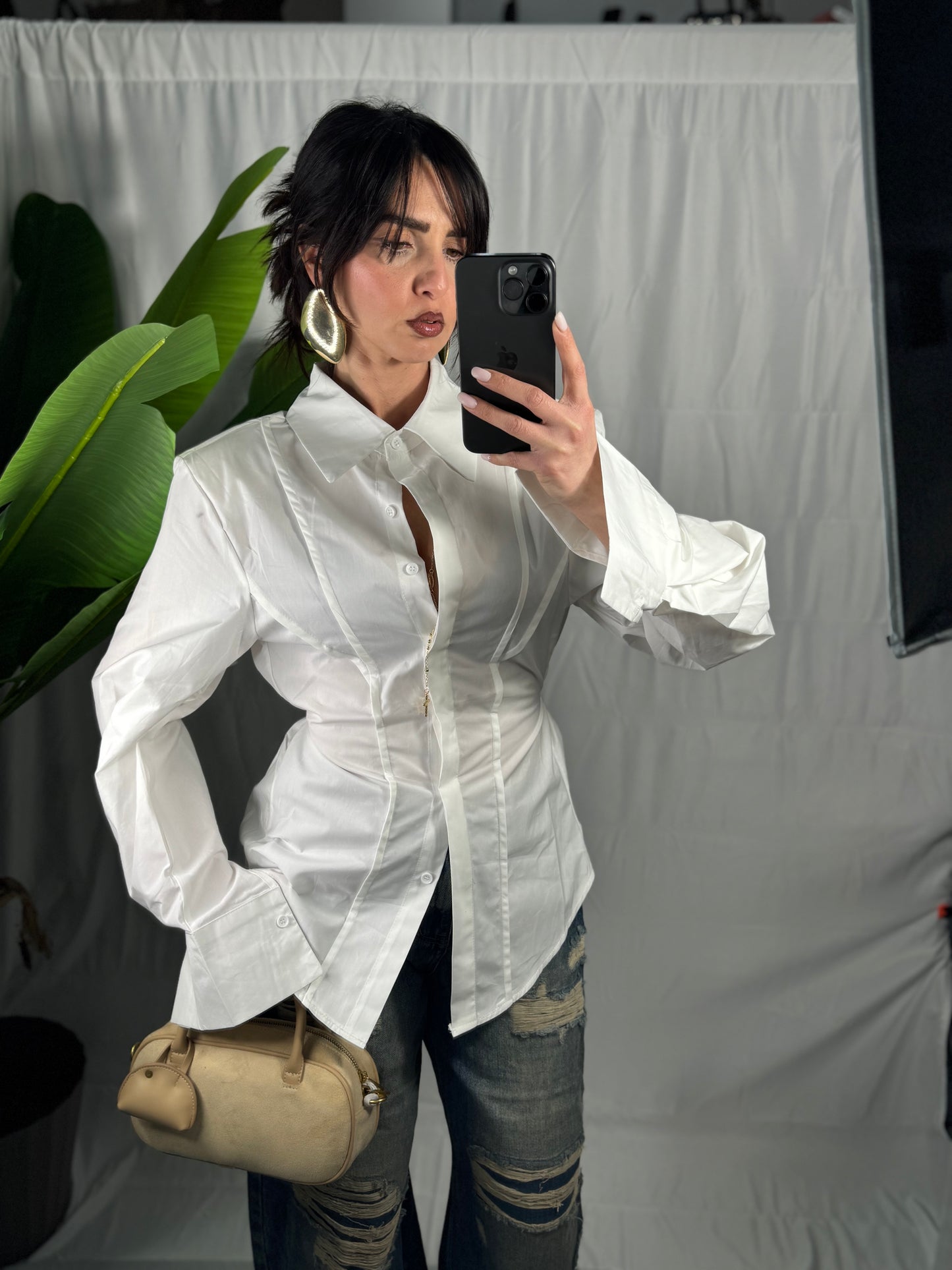 Camicia Azalea bianco