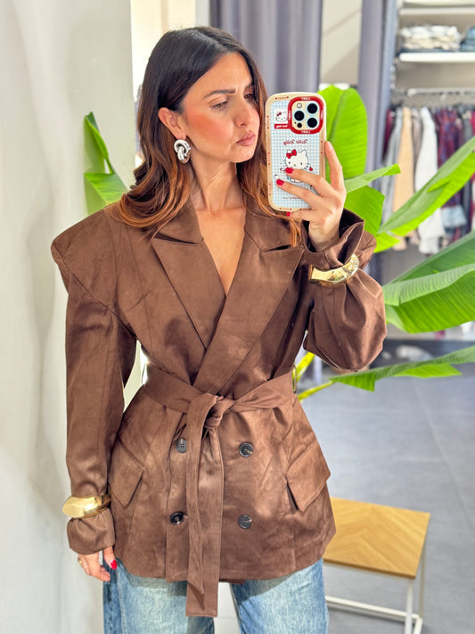 Giacca  cappotto in Renna