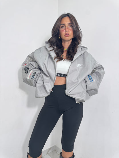 Giubbino street grigio