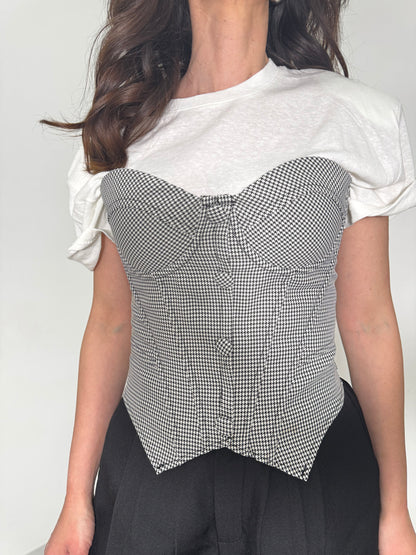 Bustier scacchi