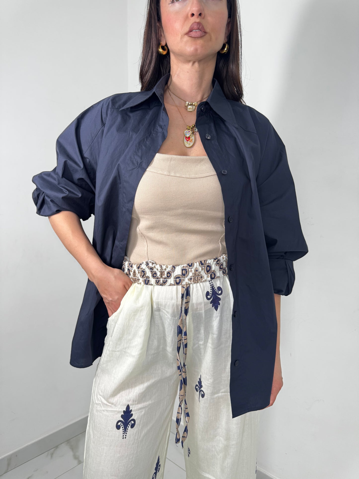 Camicia Poppi blue