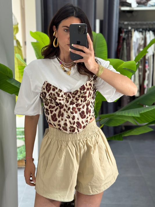 Bustier maculato