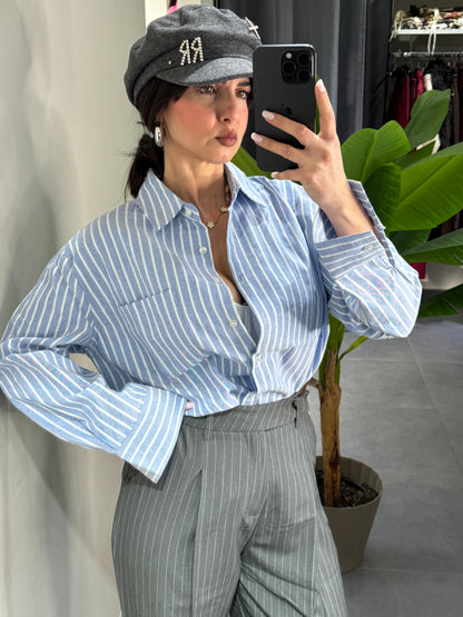 Camicia Monica azzurro
