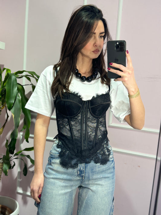 Bustier Pizzo