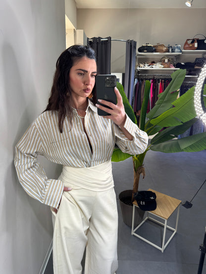 Camicia Monica beige