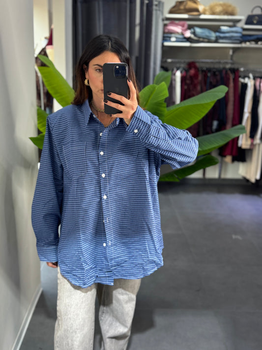 Camicia quadretti Blue