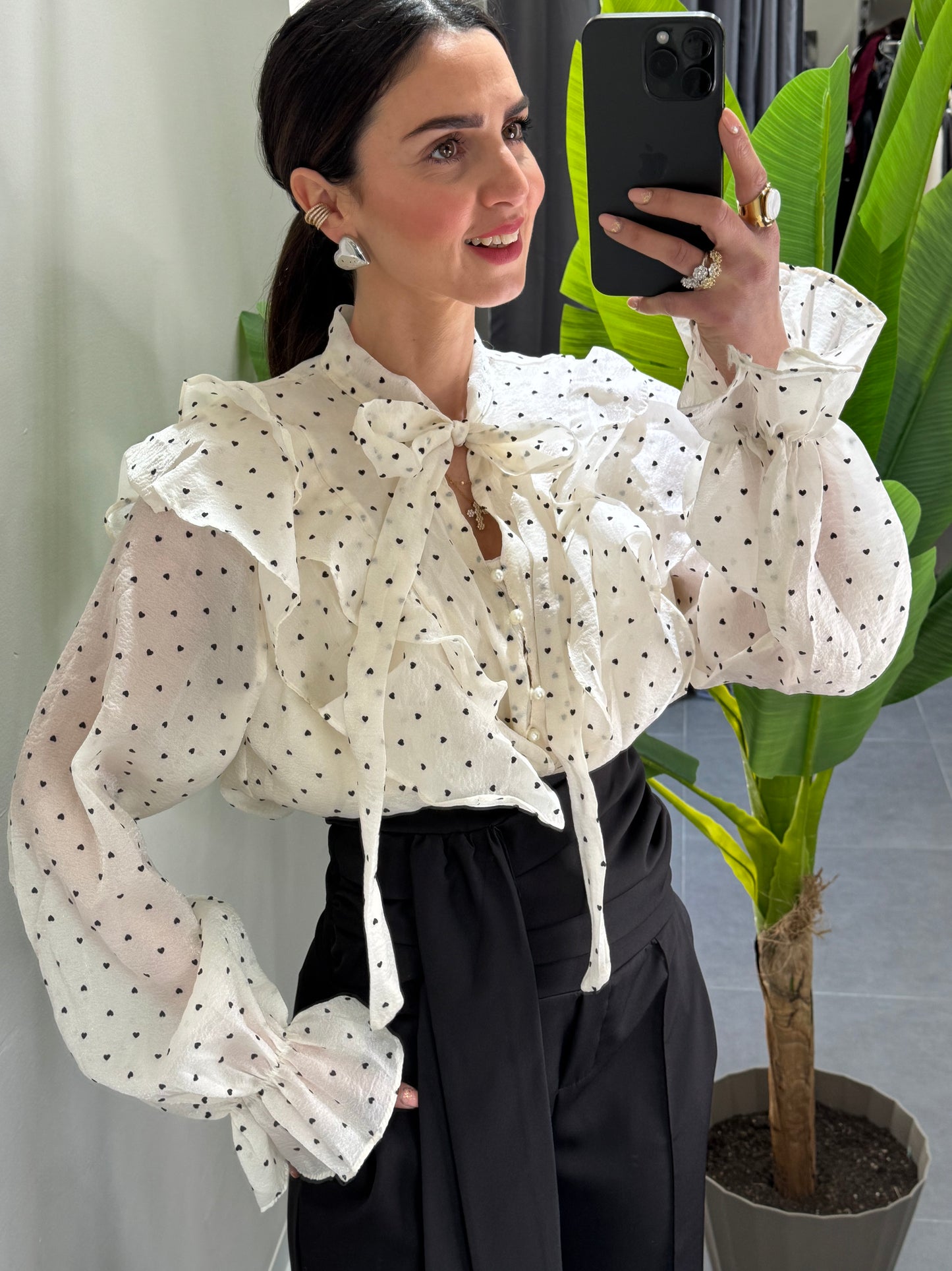 Camicia cuoricini