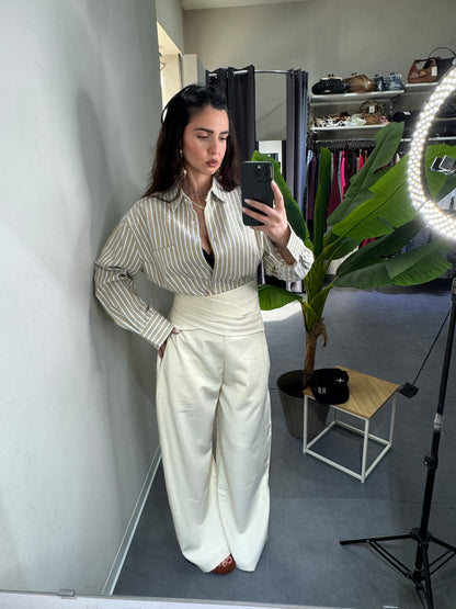 Camicia Monica beige